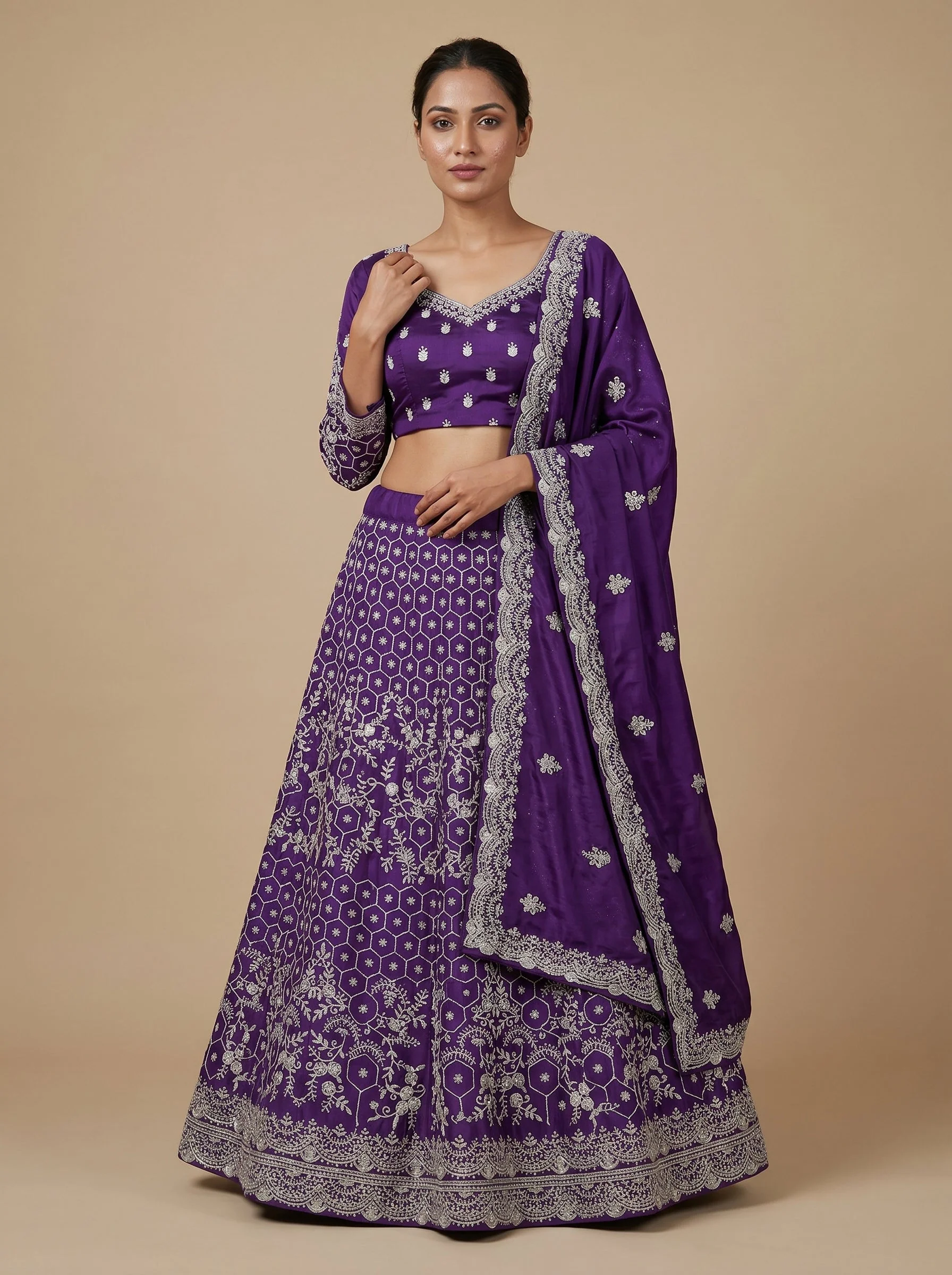 Amethyst Regal Lehenga