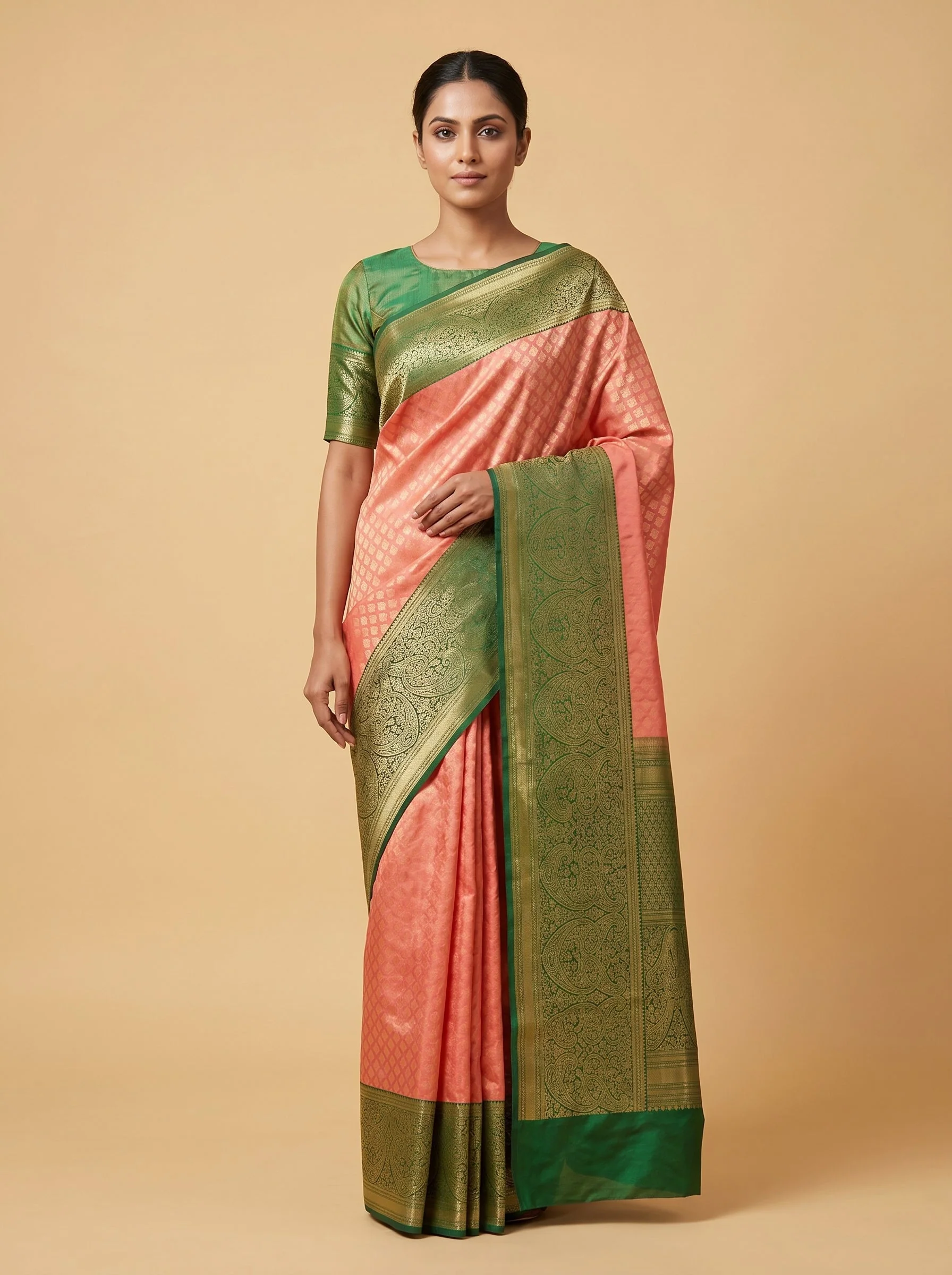 Baby Pink Whisper Saree