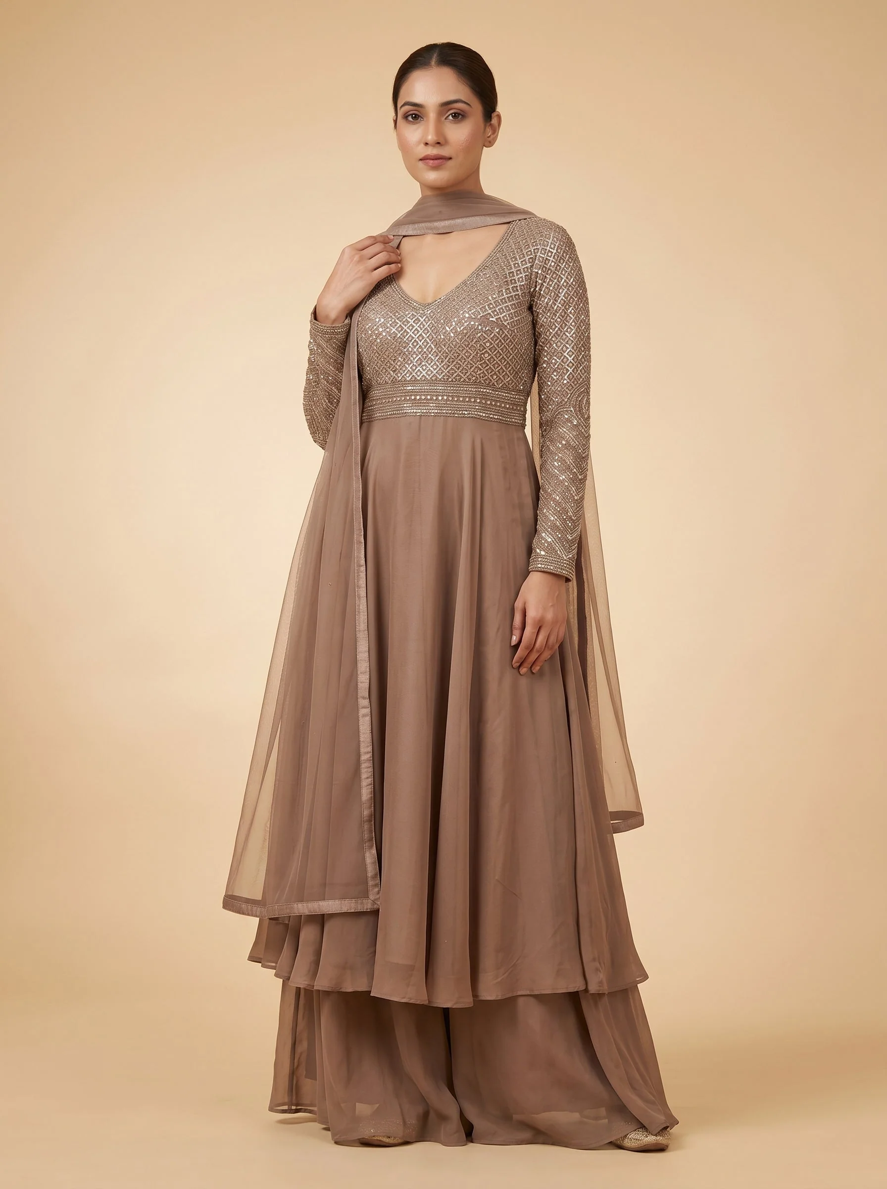 Beige Soft Indogown