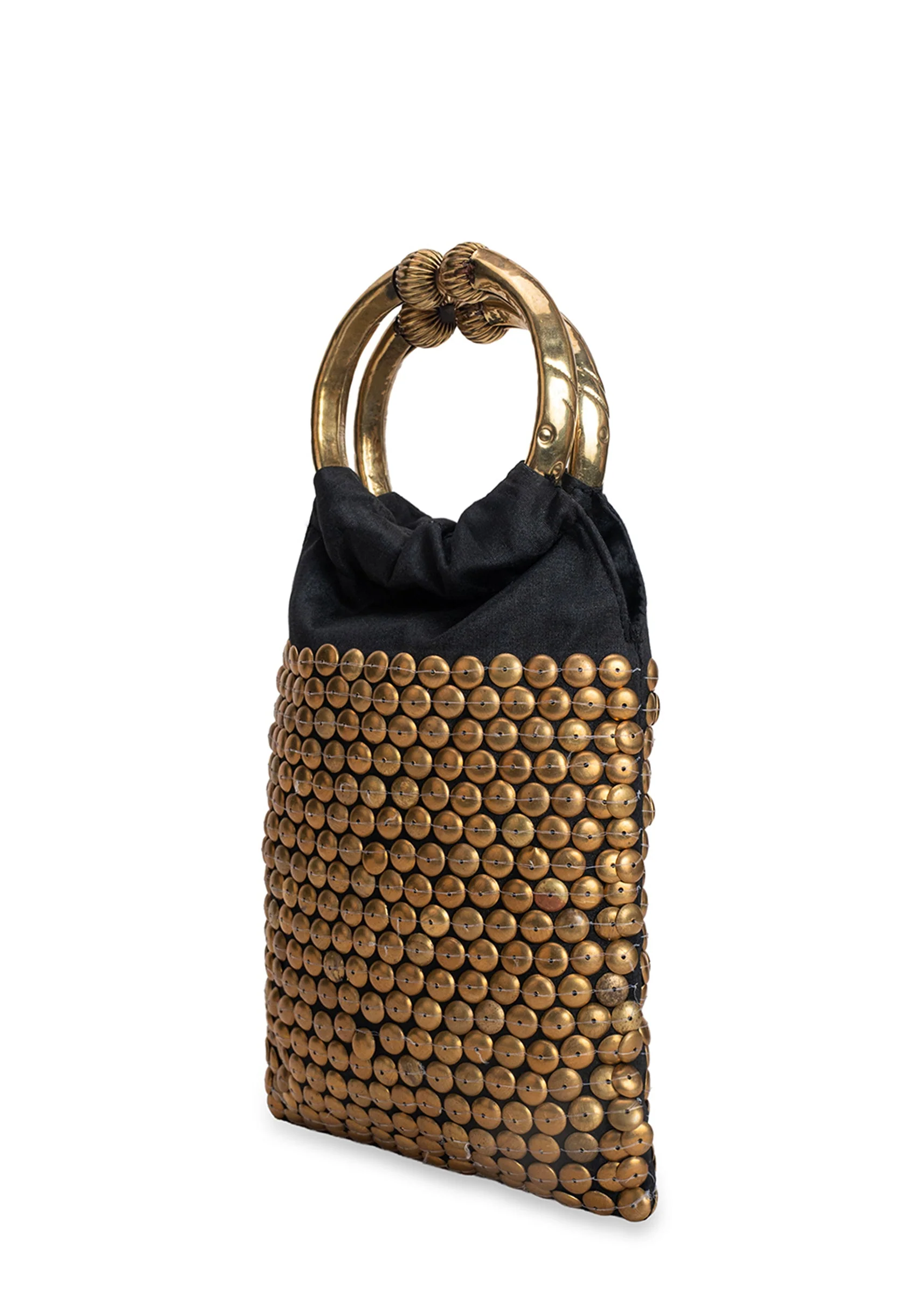 Black Brocade Handbag - Image 3