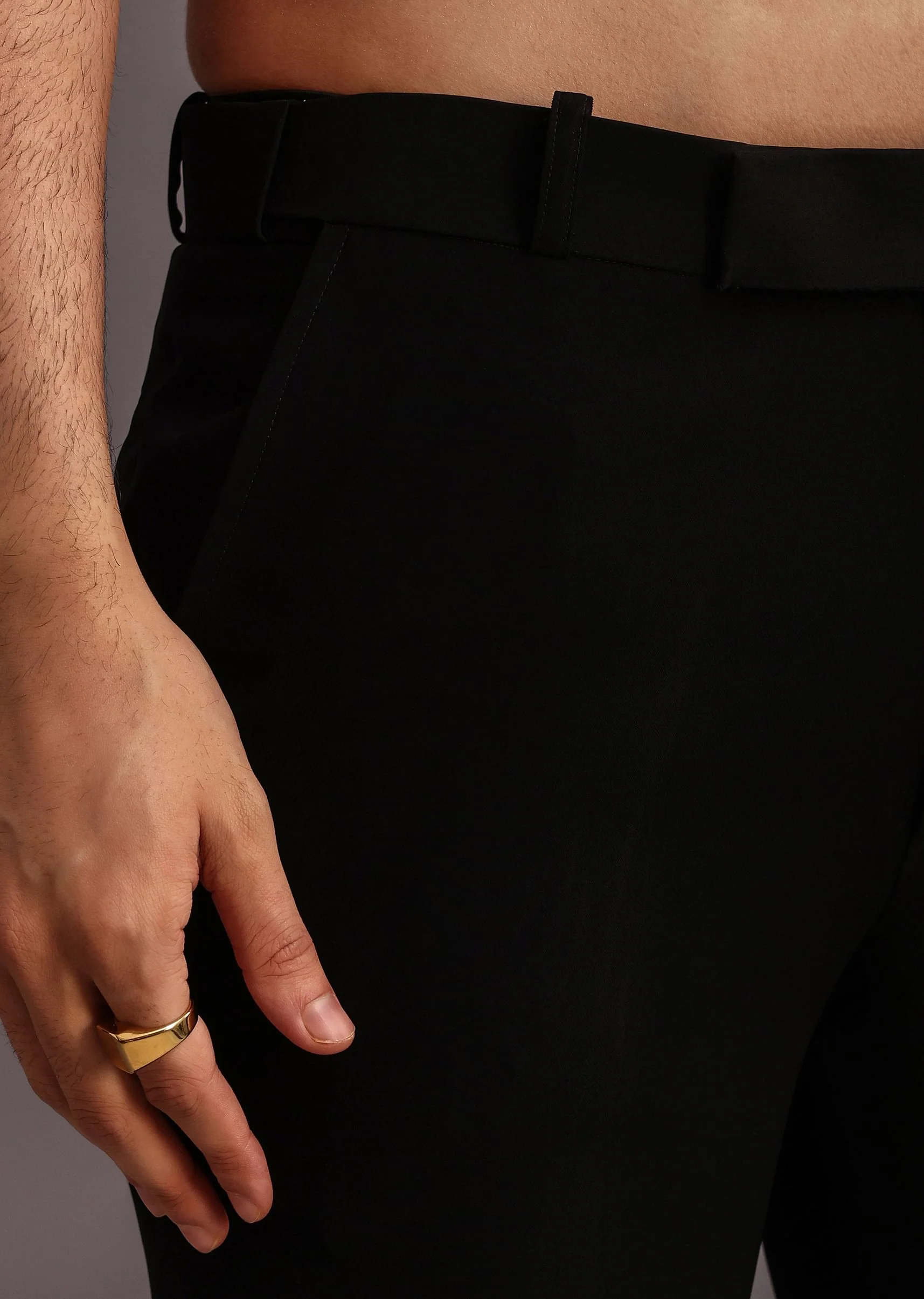 Black Cutdana Indowestern Trouser Suit - Image 6