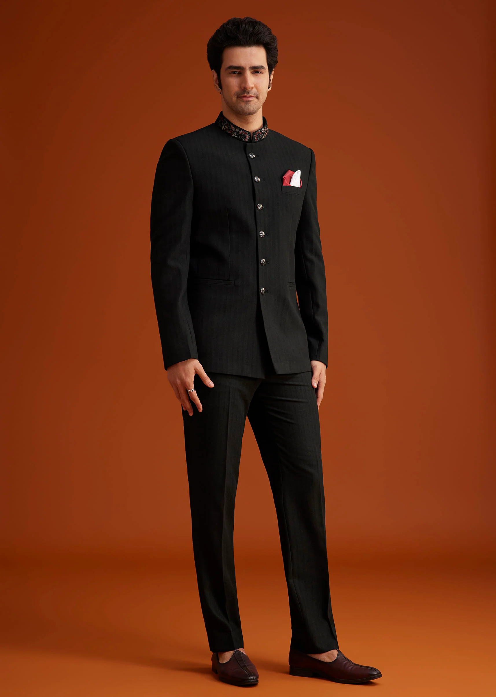 Black Jodhpuri Suit - Image 5
