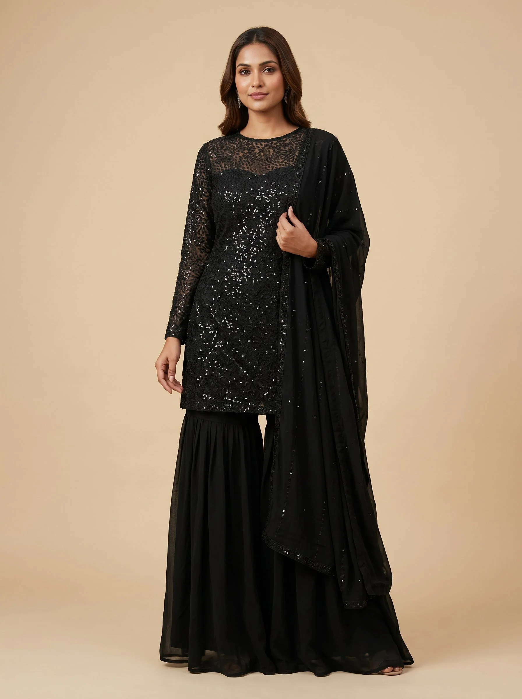 Black Line Indogown