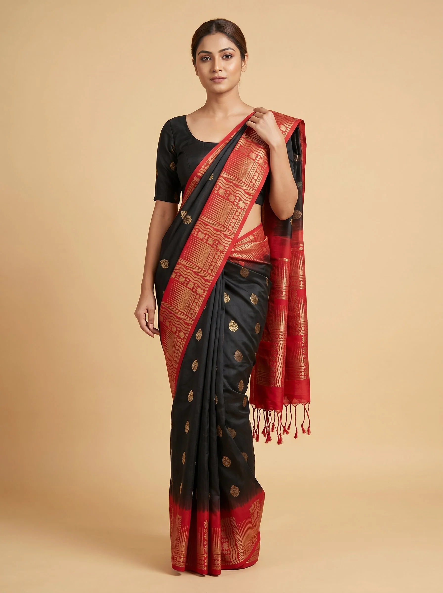 Black Red Contrast