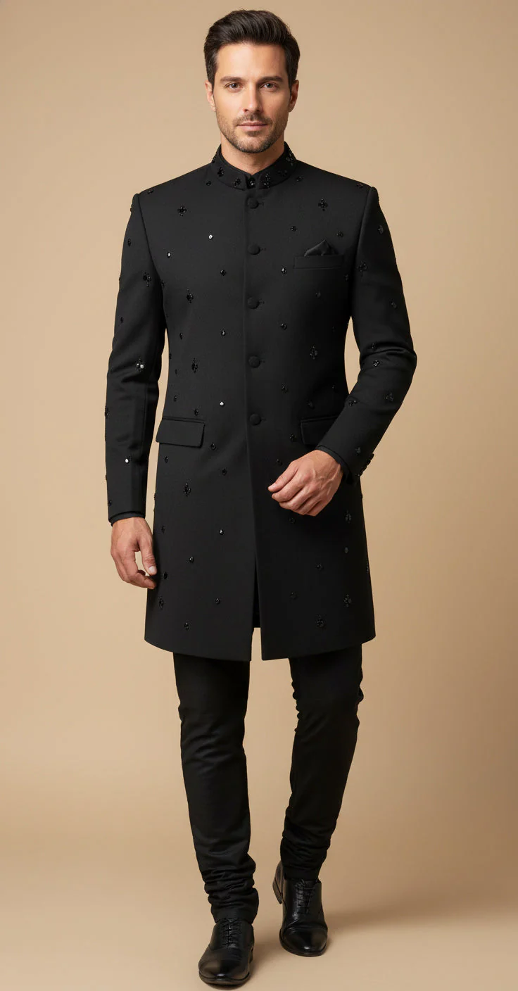Black Tailored Tuxedo ( D) - Image 2
