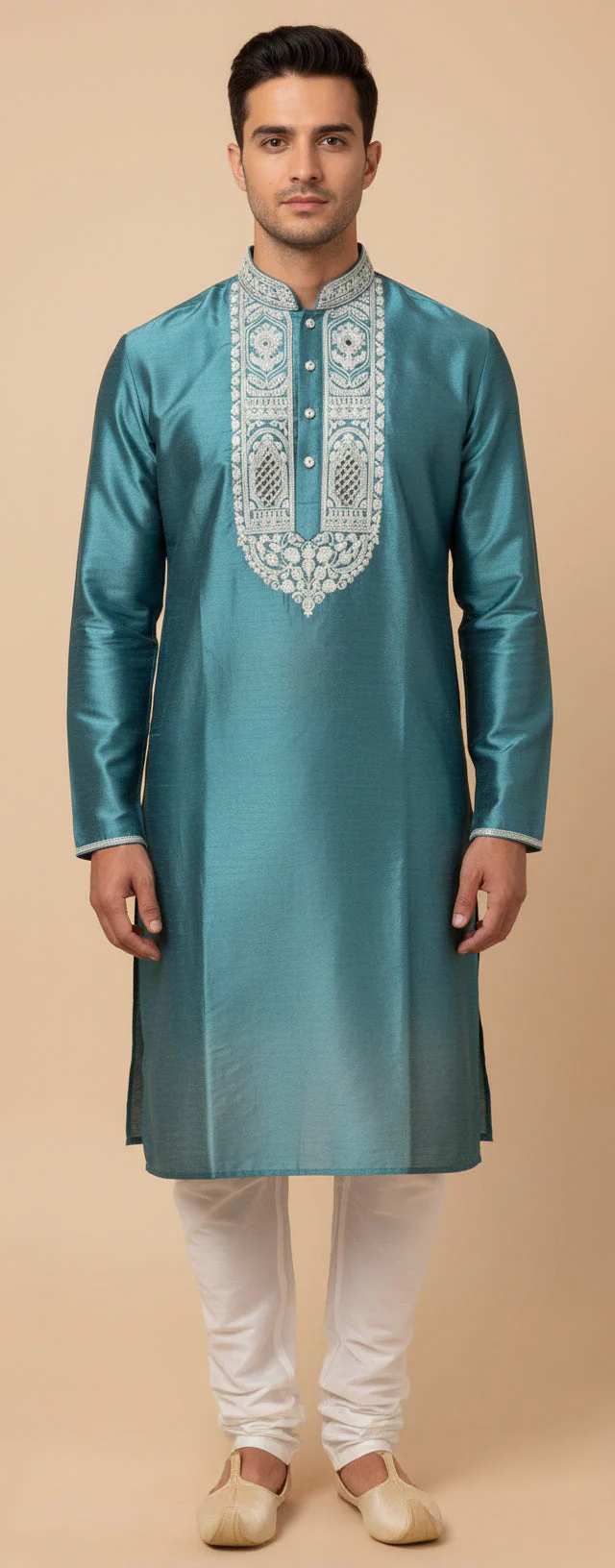Blue Elegant Kurta Set - Image 2