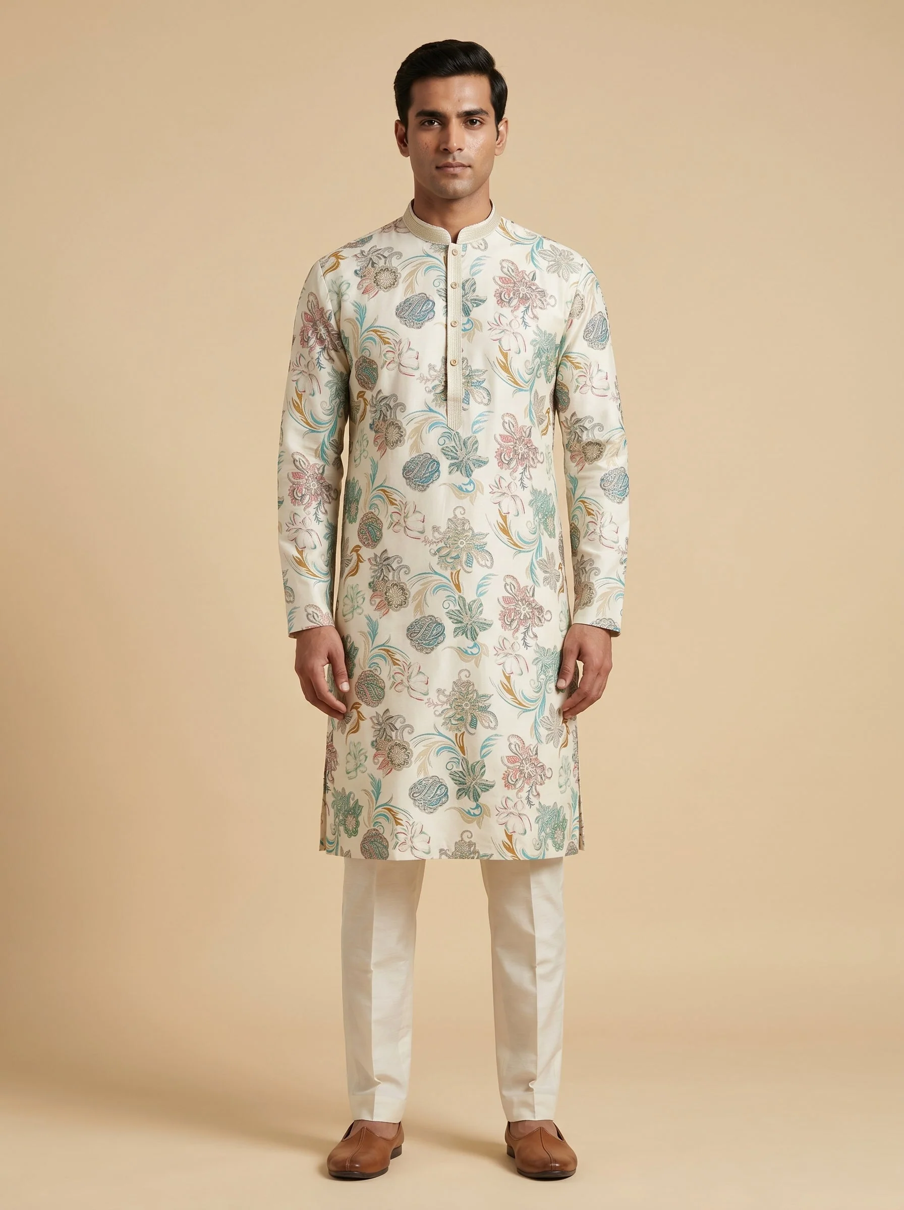 Blue Ethnic Kurta Set