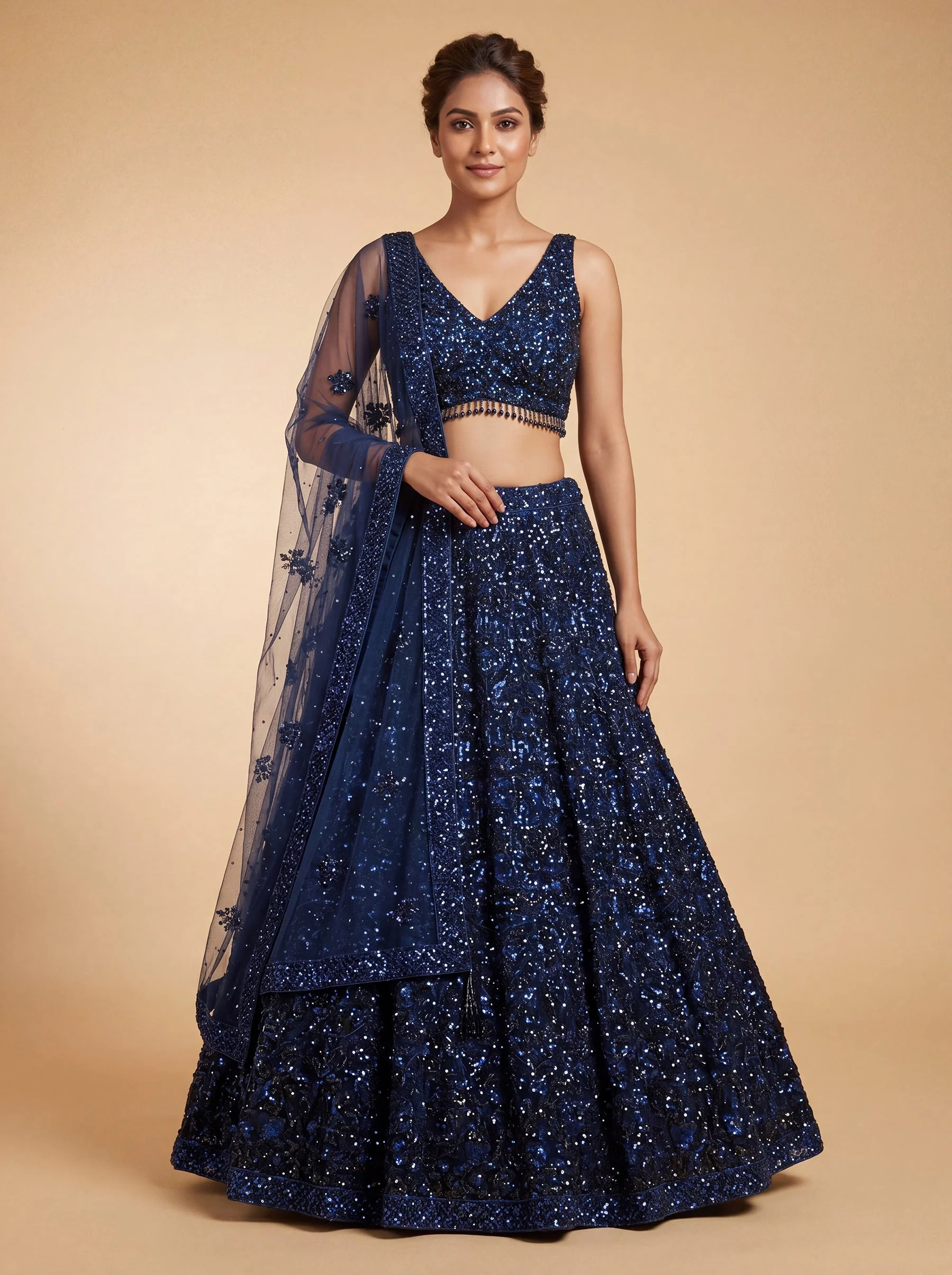 Blue Grace Bridal Lehenga