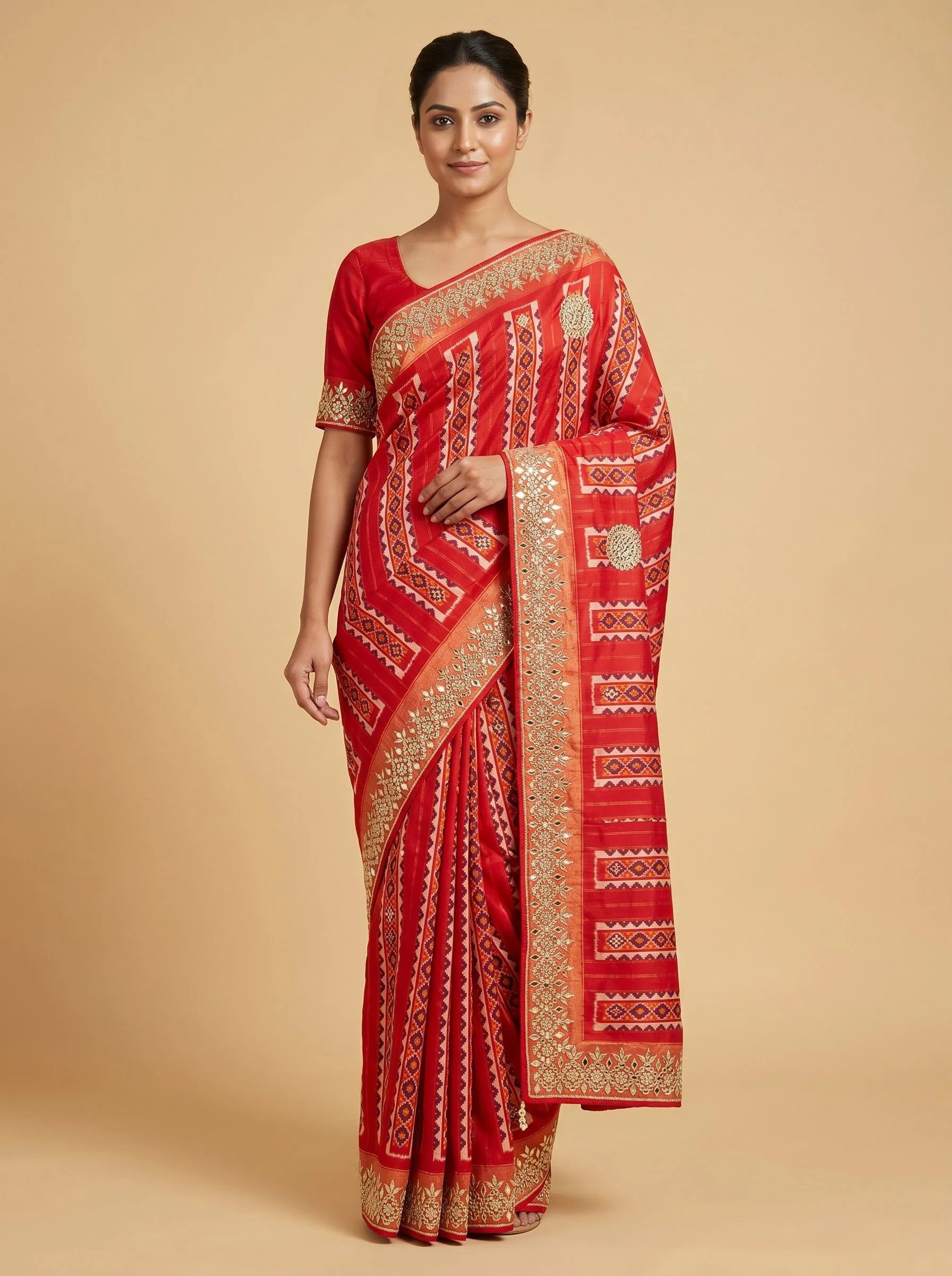 Blue Handloom Saree with Tranquil Drift
