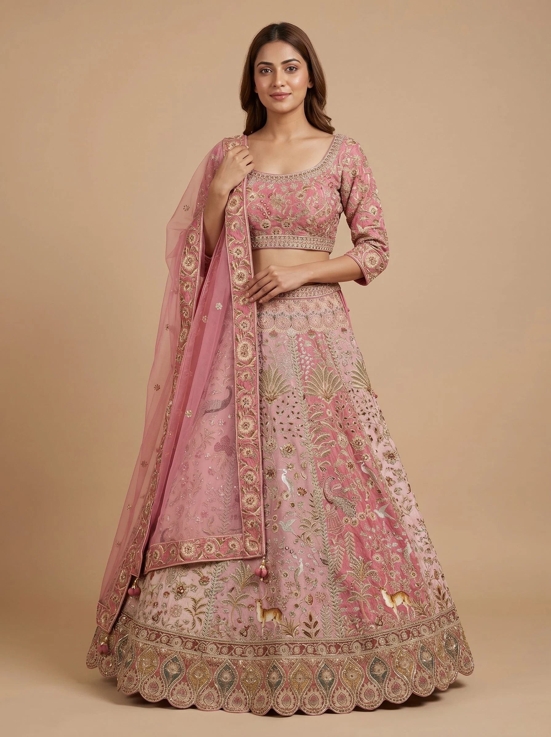 Blush Petal Lehenga
