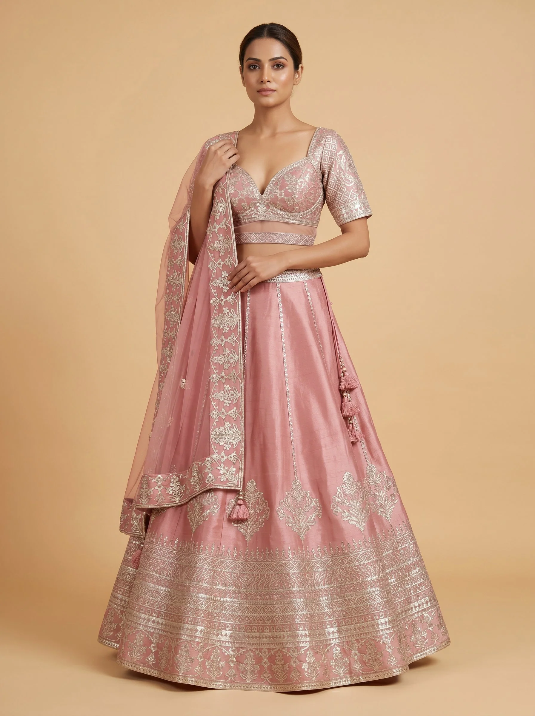 Blush Pink Glow Lehenga