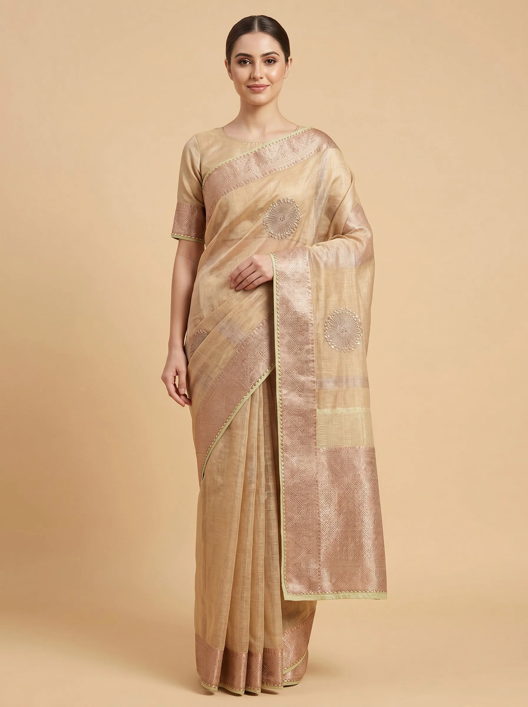 Bright Yellow Radiance Saree