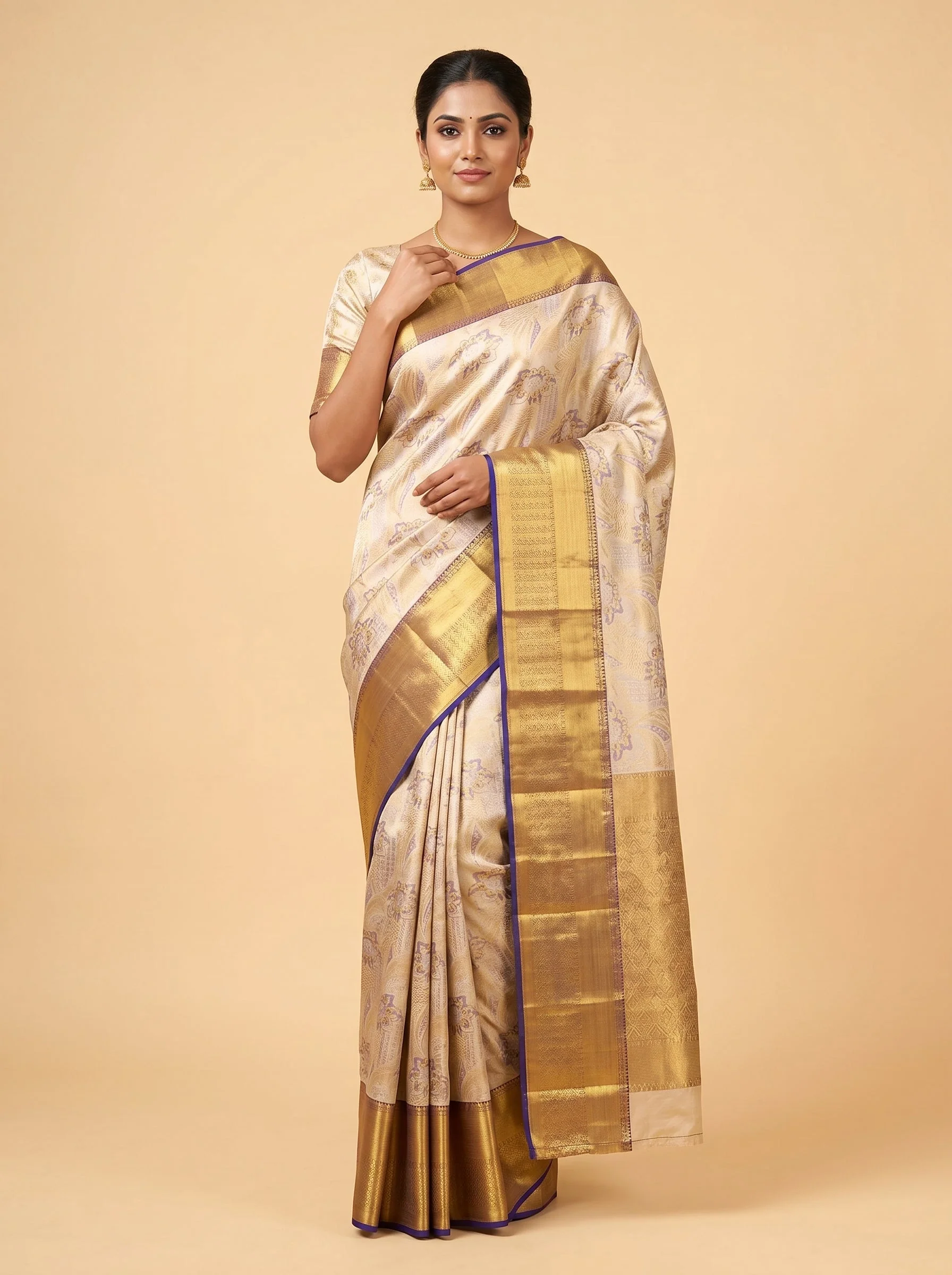 Brown Charm Handloom Saree