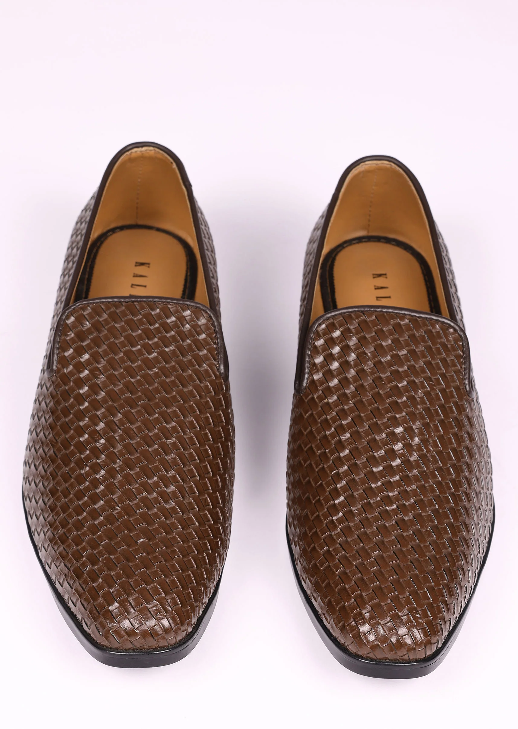 Brown Vegan Leather Jutti - Image 4
