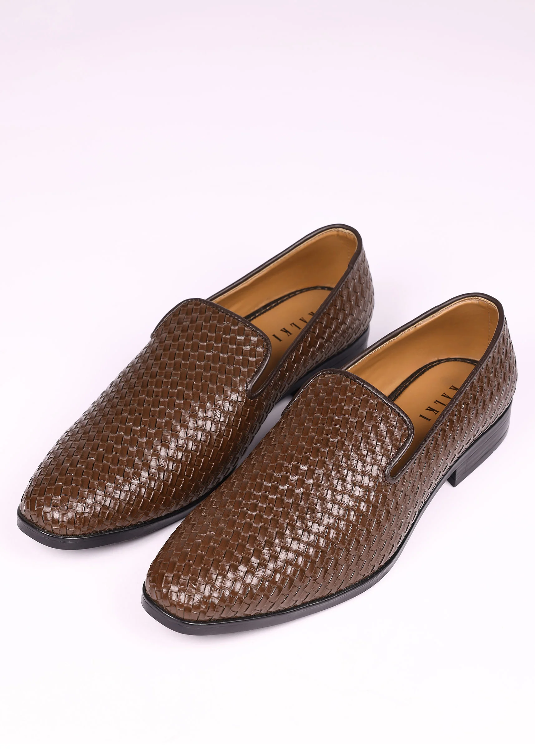 Brown Vegan Leather Jutti - Image 5