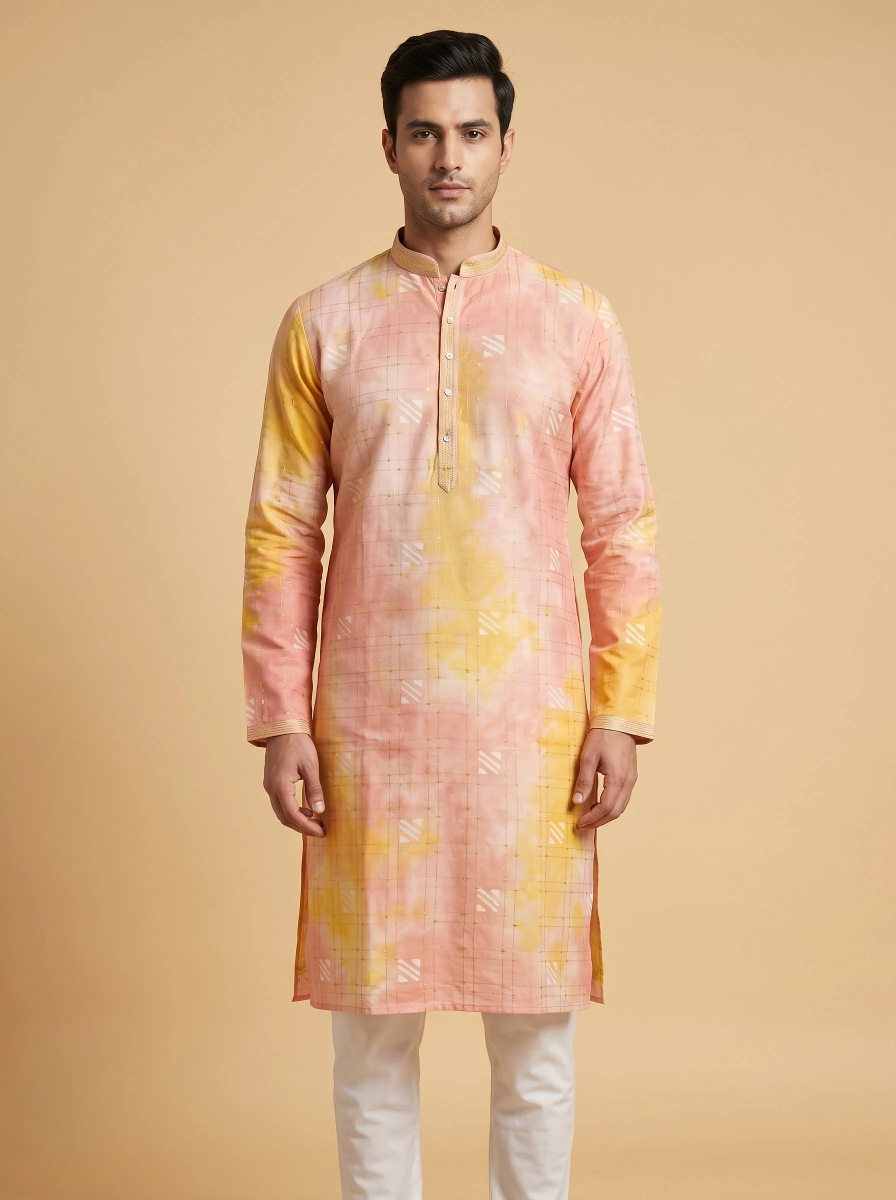Burnt Orange Straight Kurta Set