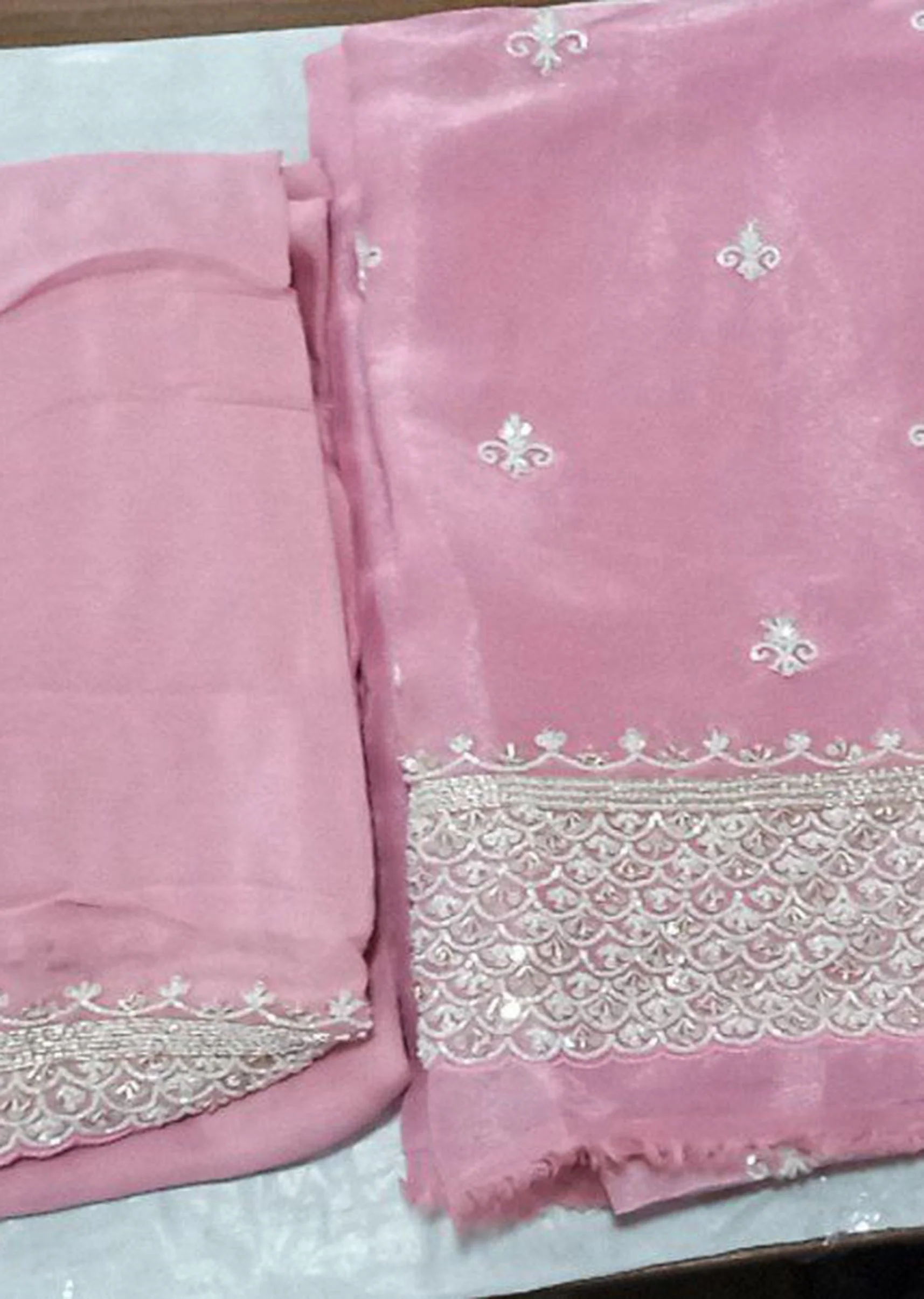 Candy Blush Dress Material
