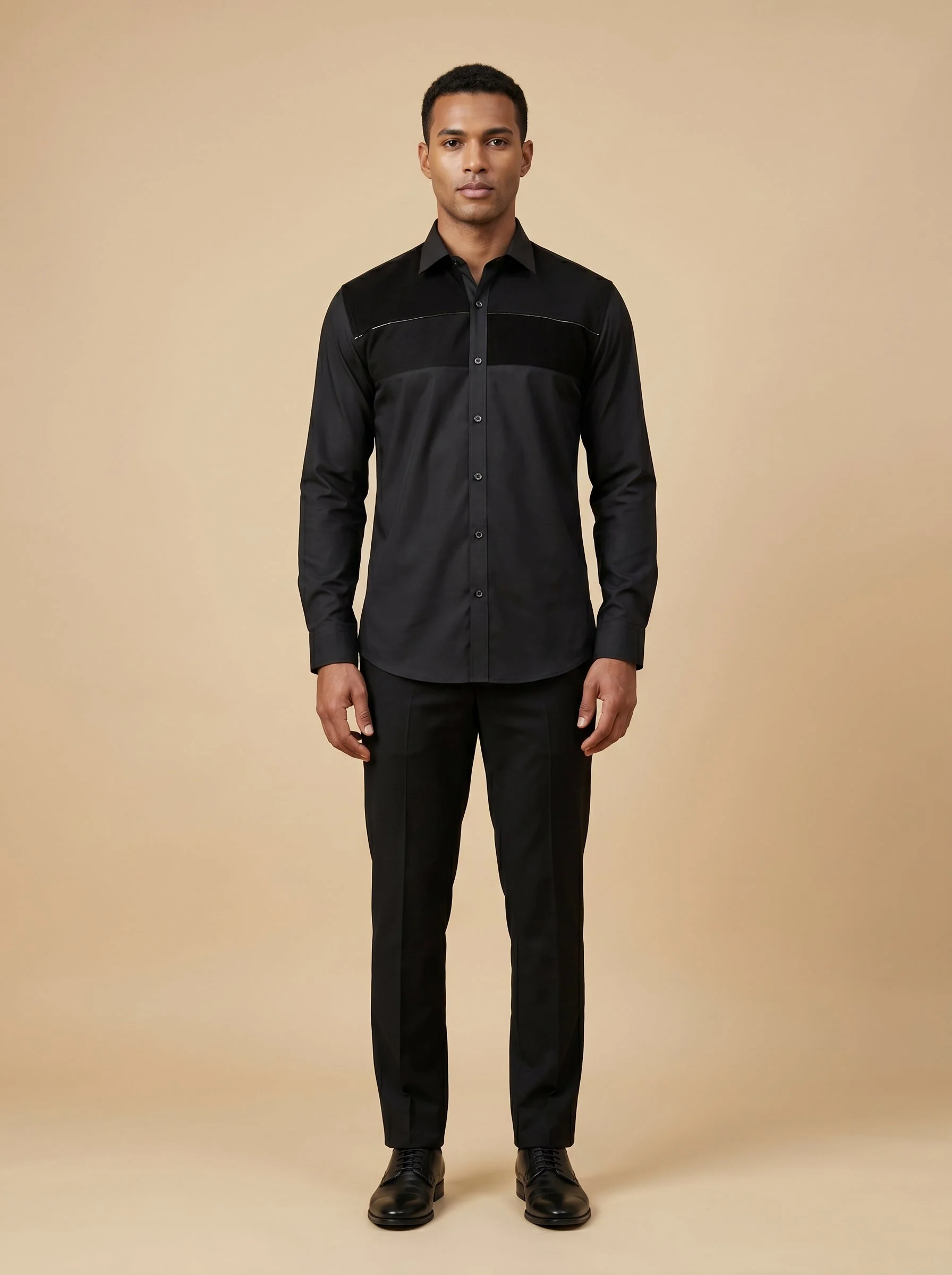 Charcoal Grey Slim Shirt