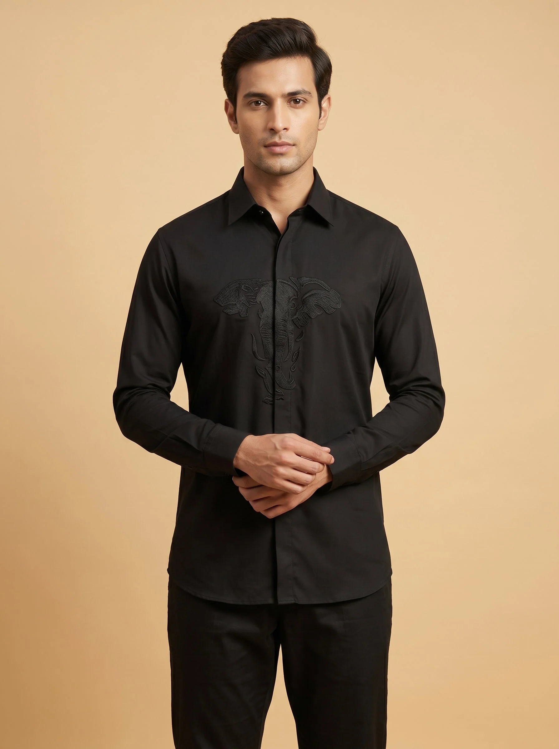 Classic Black Party Shirt