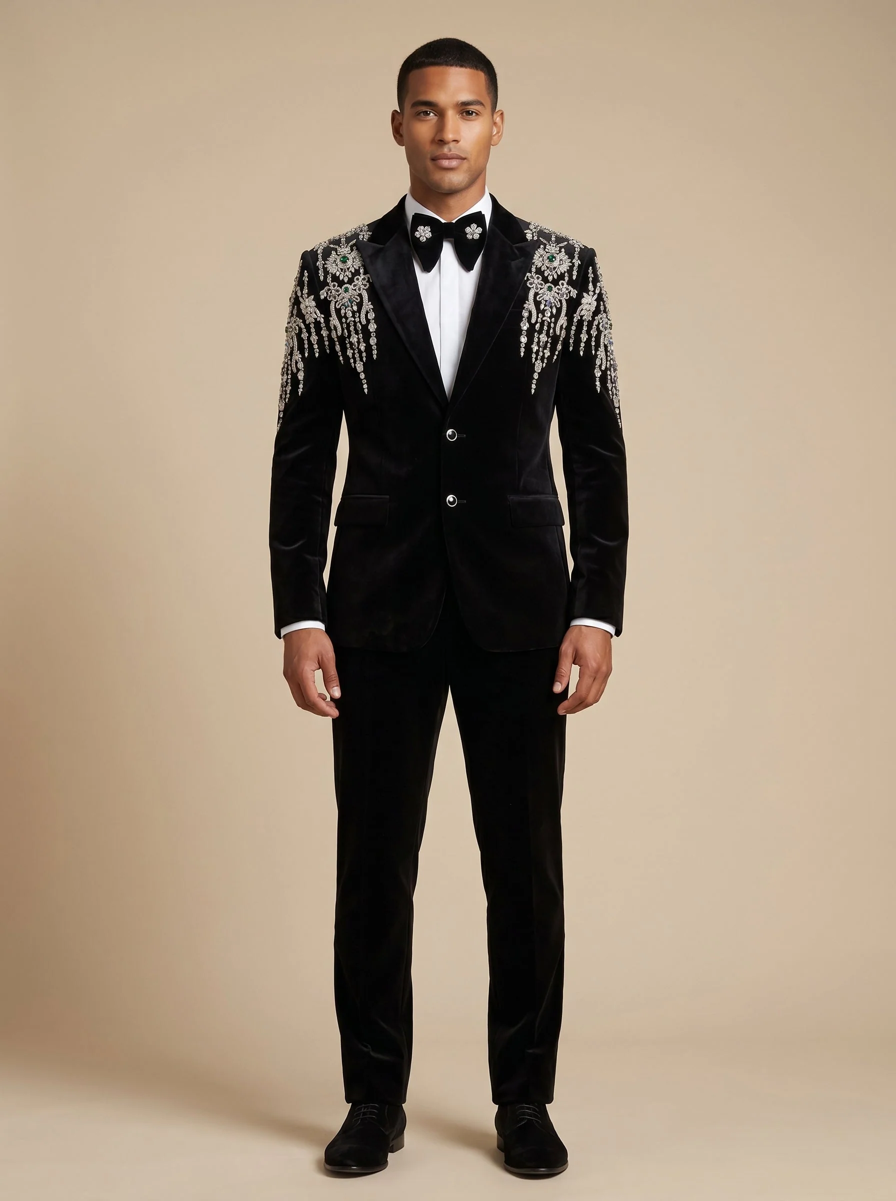 Classic black tuxedo