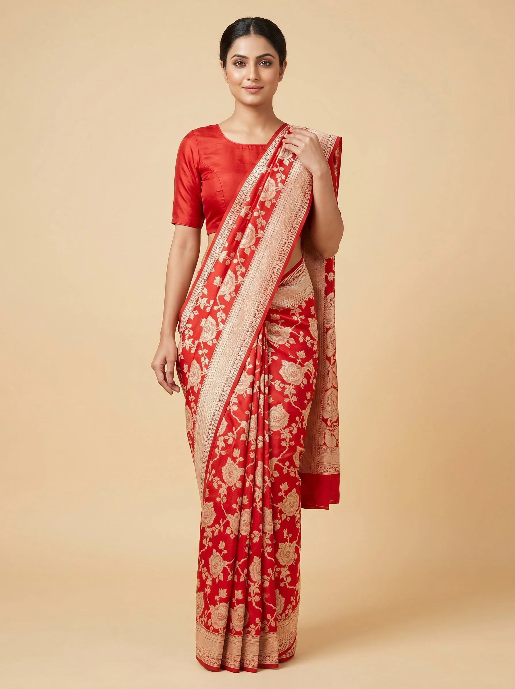 Crimson Loom Elegance
