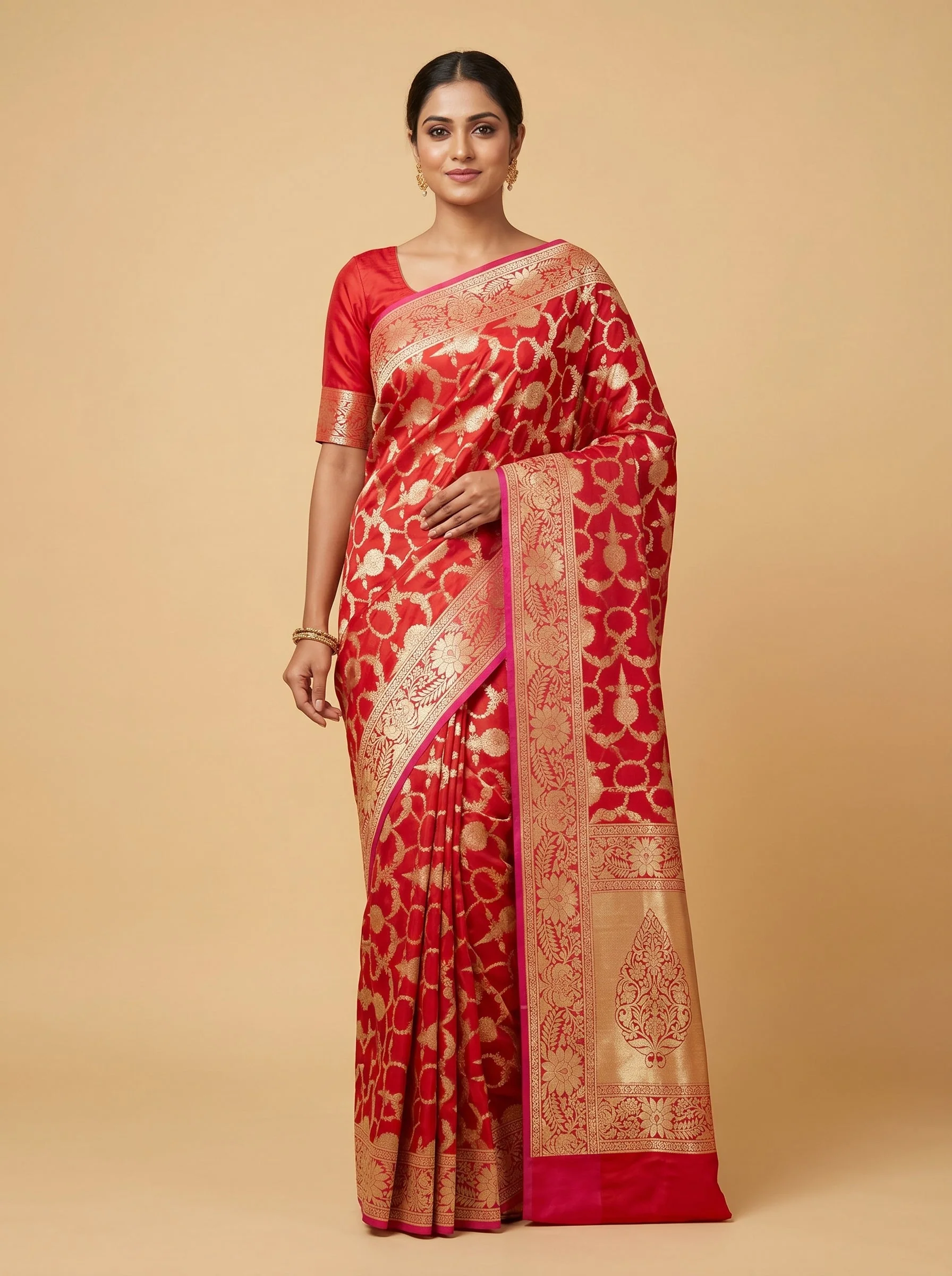 Crimson Silk Radiance