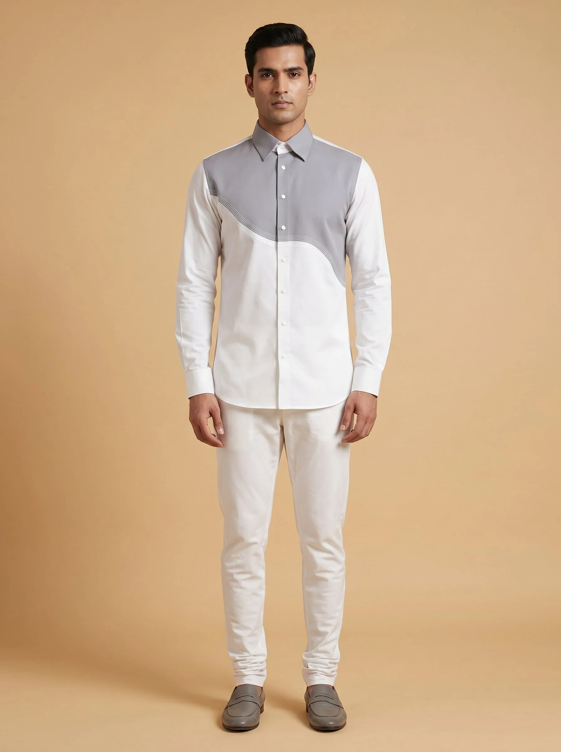 Crisp White Formal Shirt
