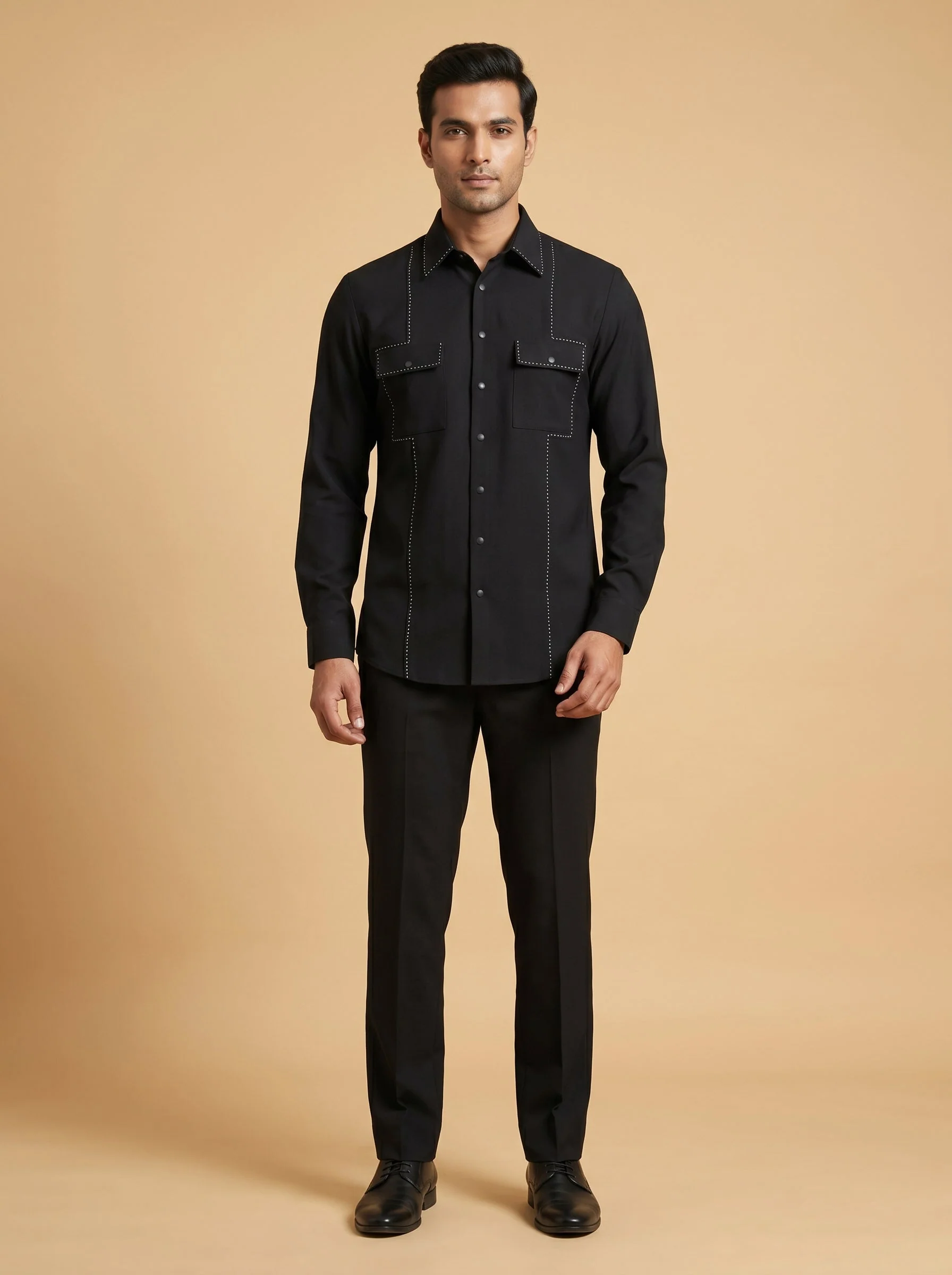 Dark Navy Slim Shirt