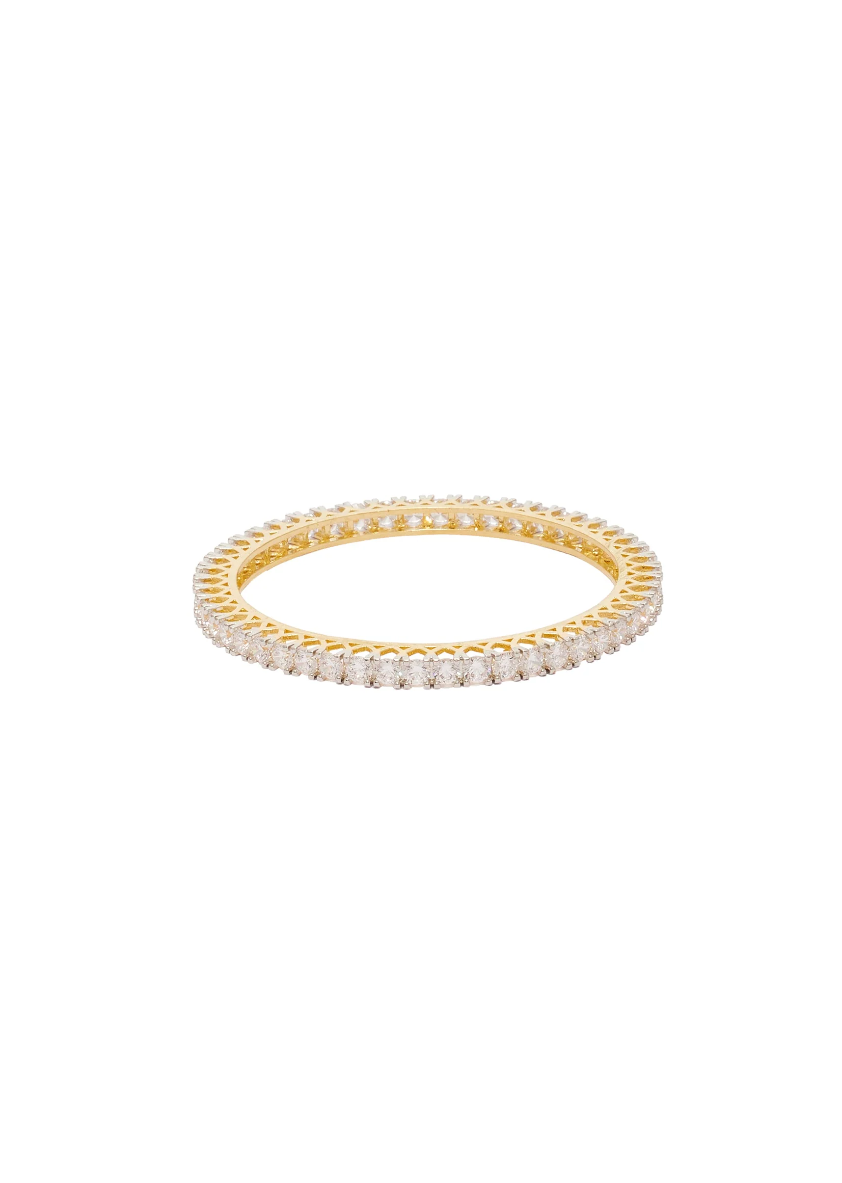 Dual Tone Stone Studded Bangles - Image 3
