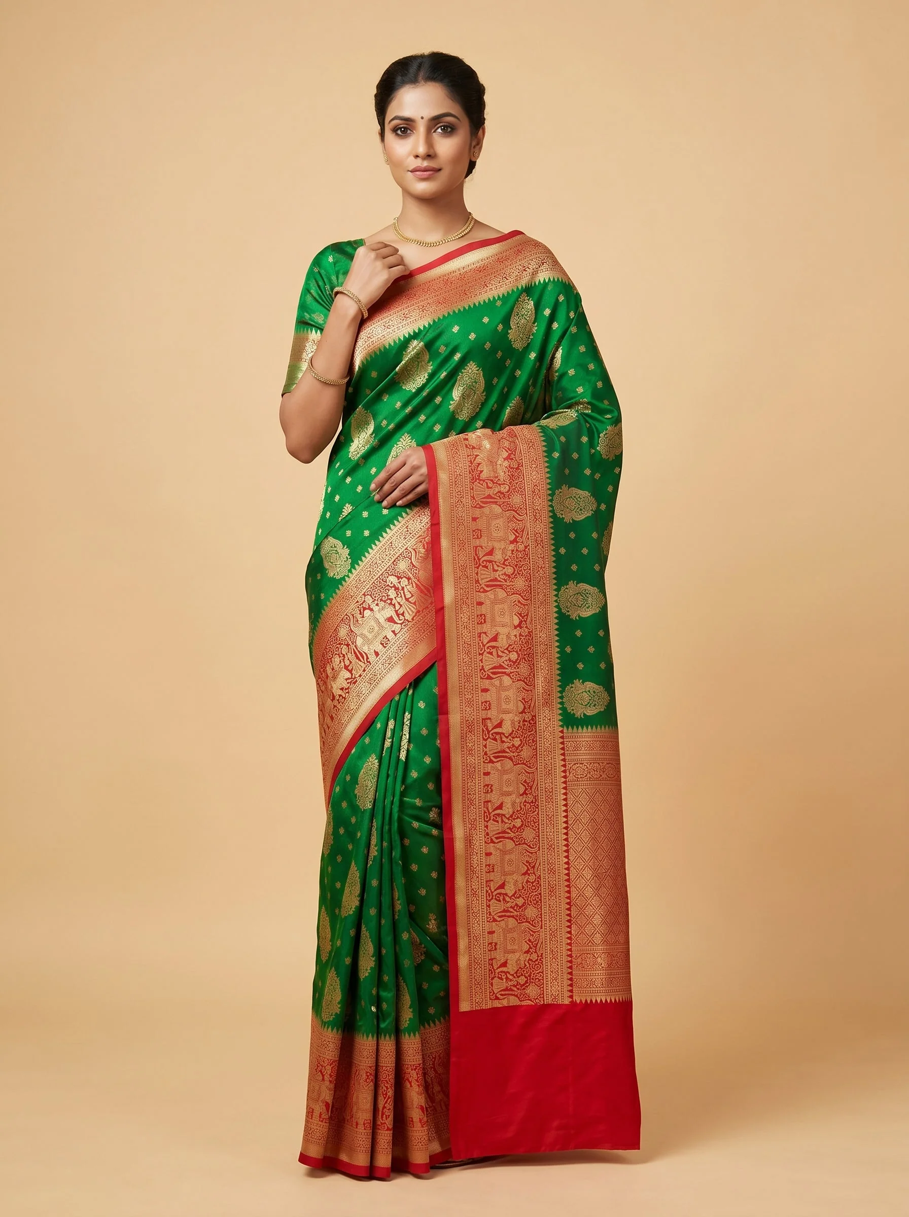 Emerald Loom Elegance