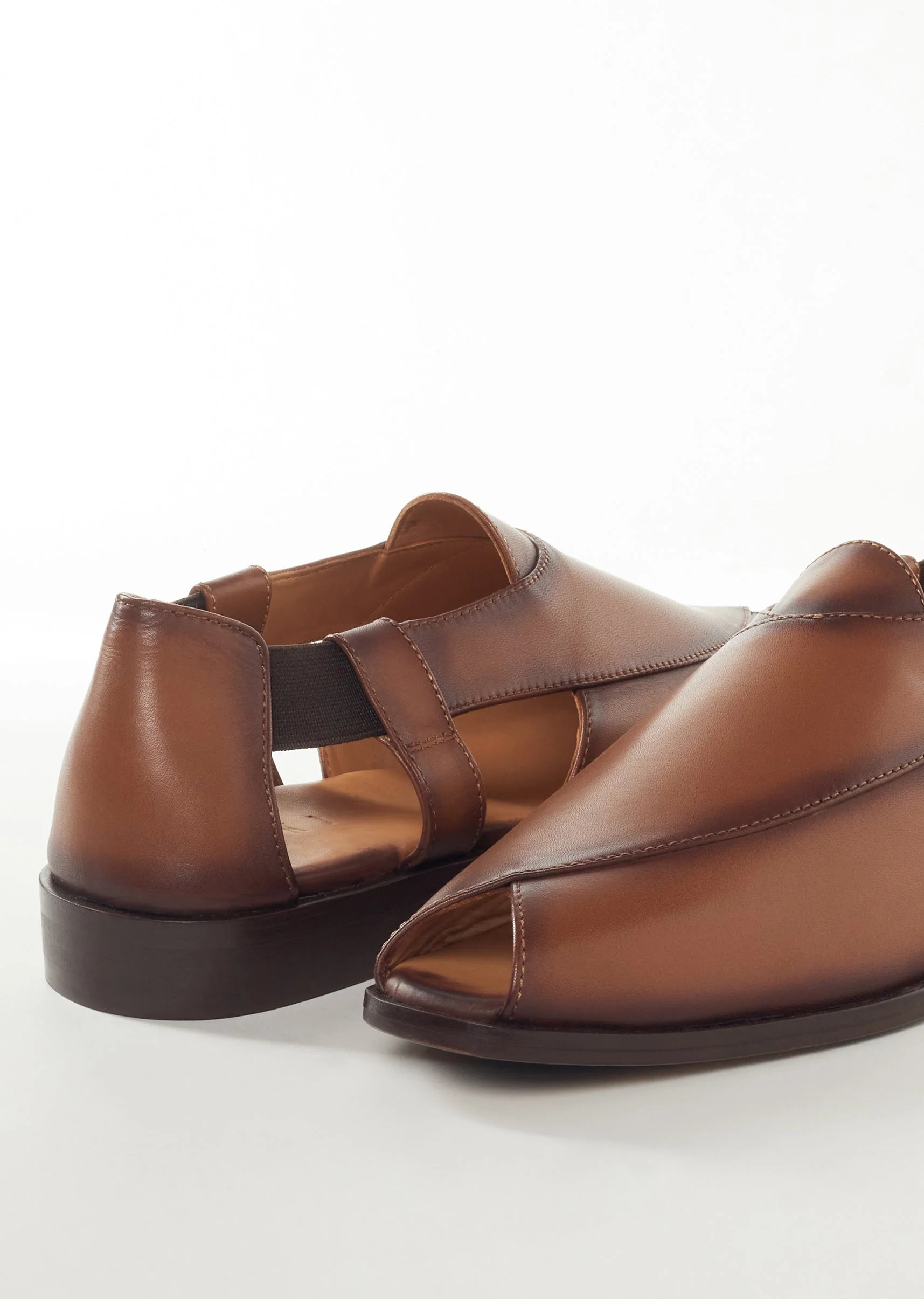 Faux Leather Footwear For Men - Image 3