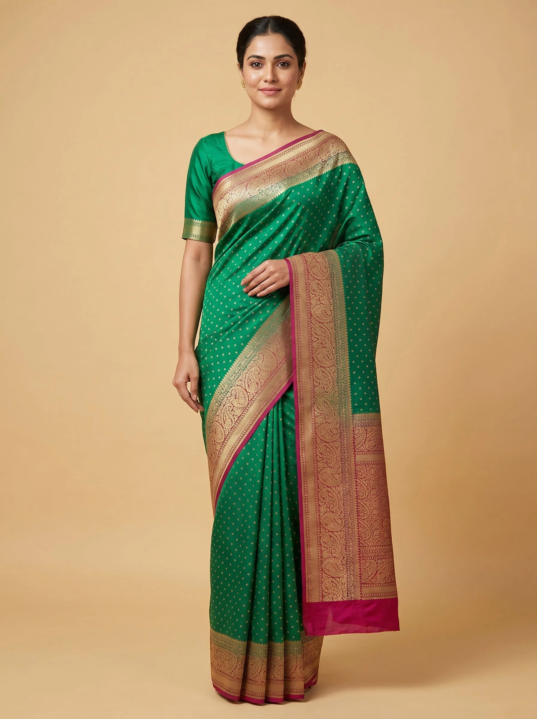 Forest Green Drape