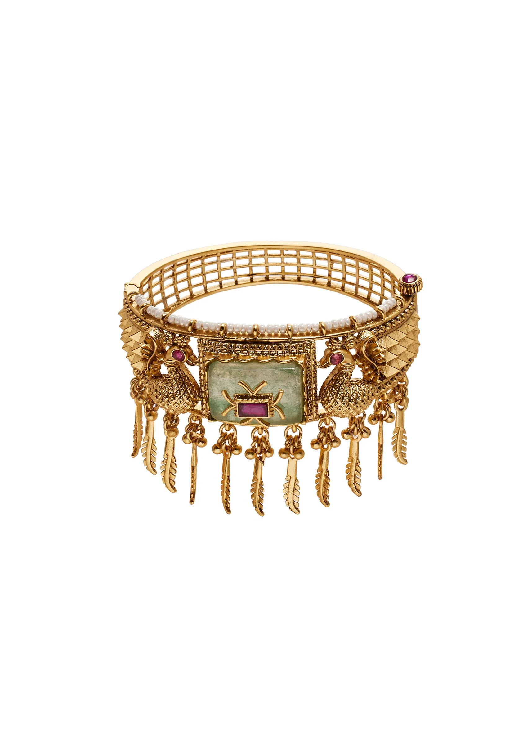 Fringe Detail Rajwadi Bangle - Image 2