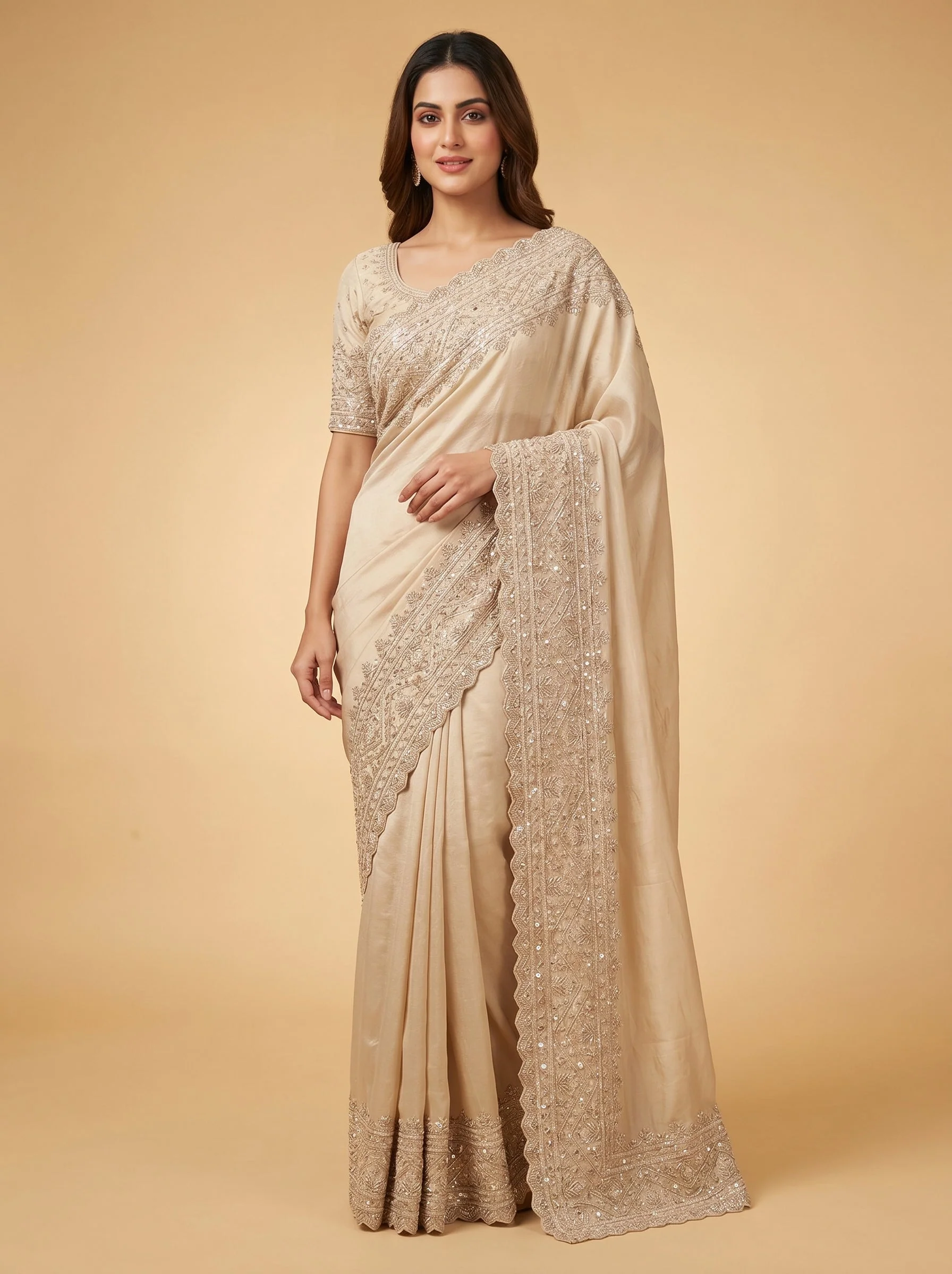 Gold Classic Loom Handloom Saree