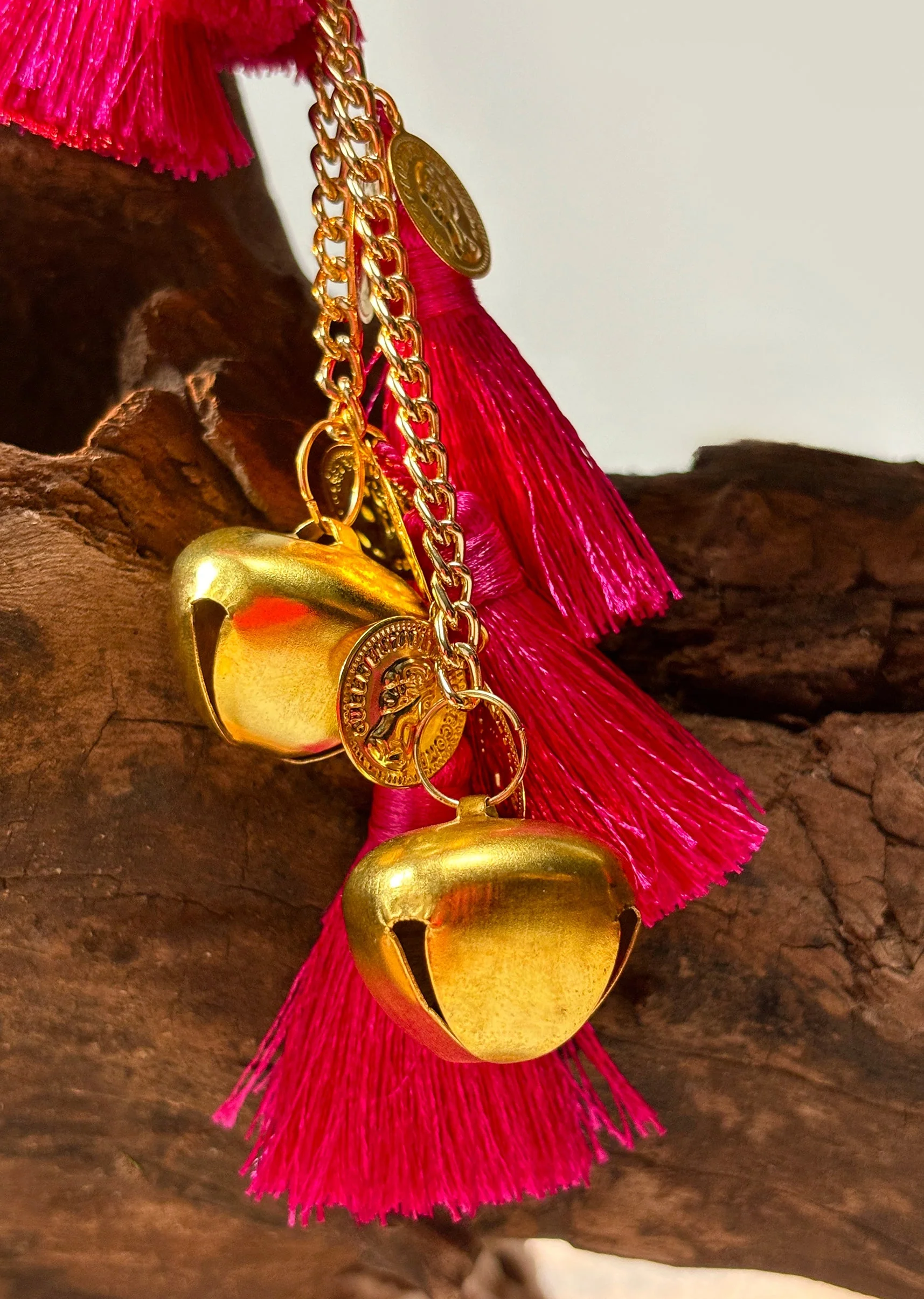 Gold Embossed Handle Potli Handbag - Image 4