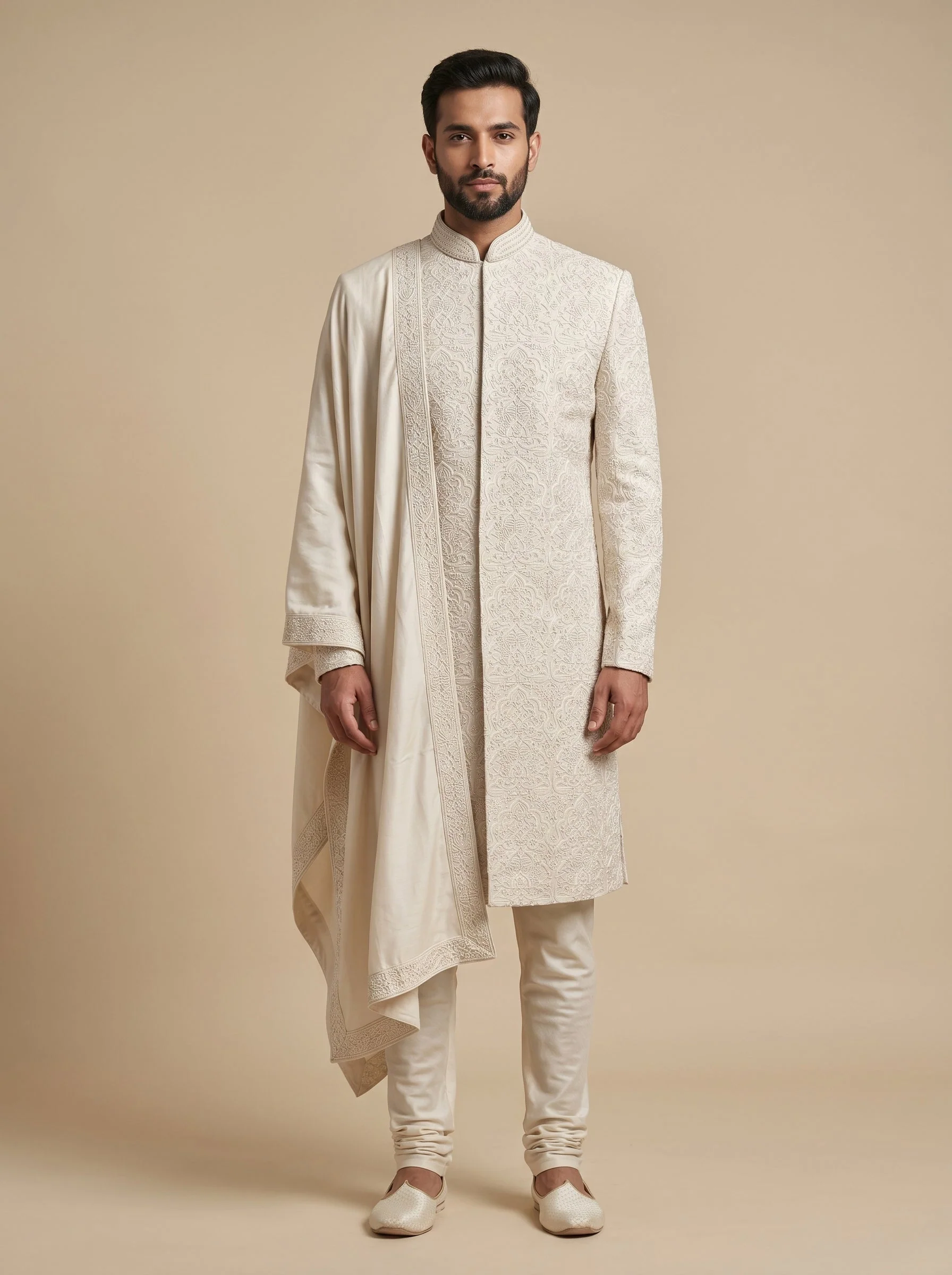 Gold Festive Sherwani