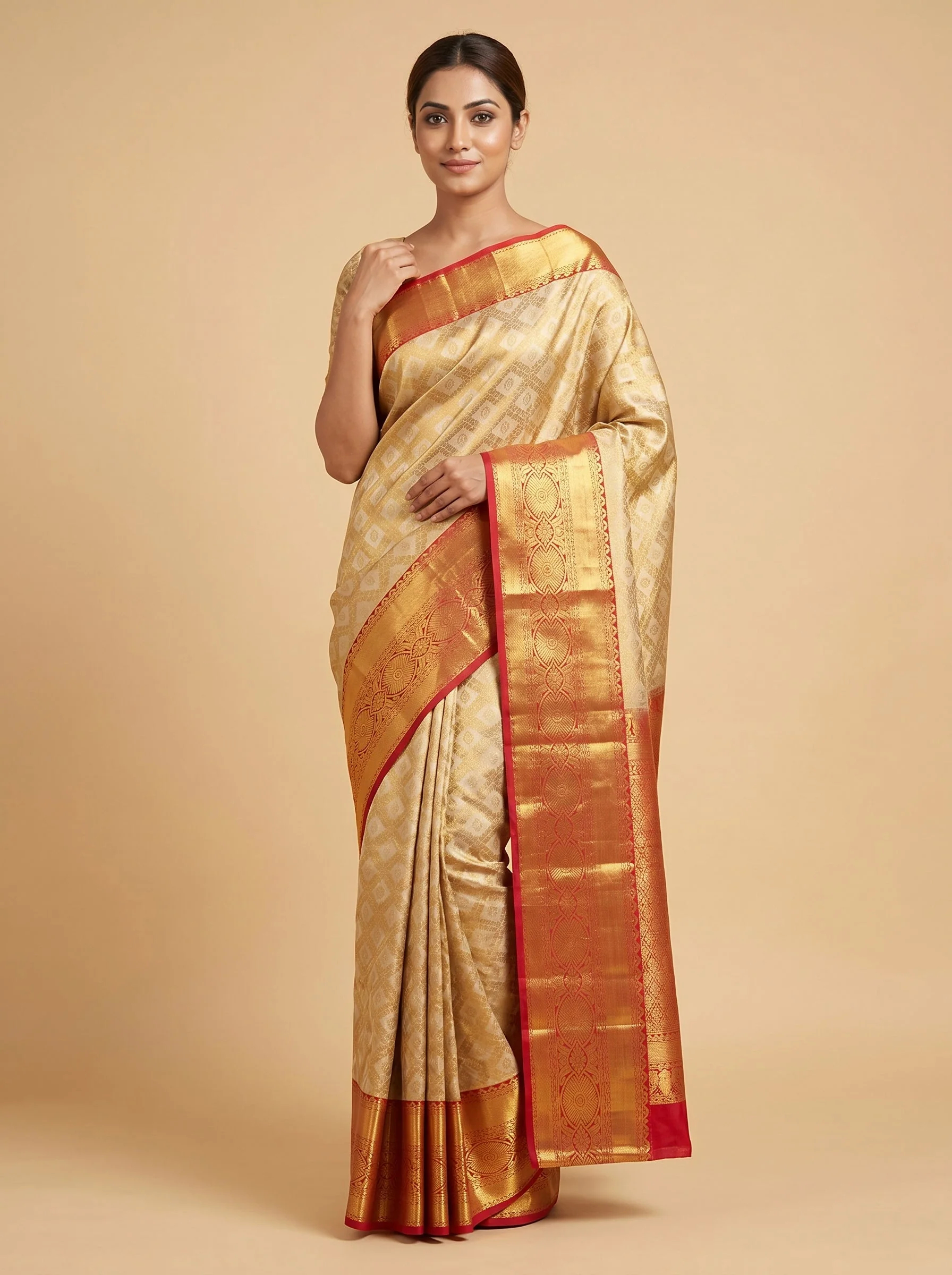 Gold Opulent Loom Handloom Saree
