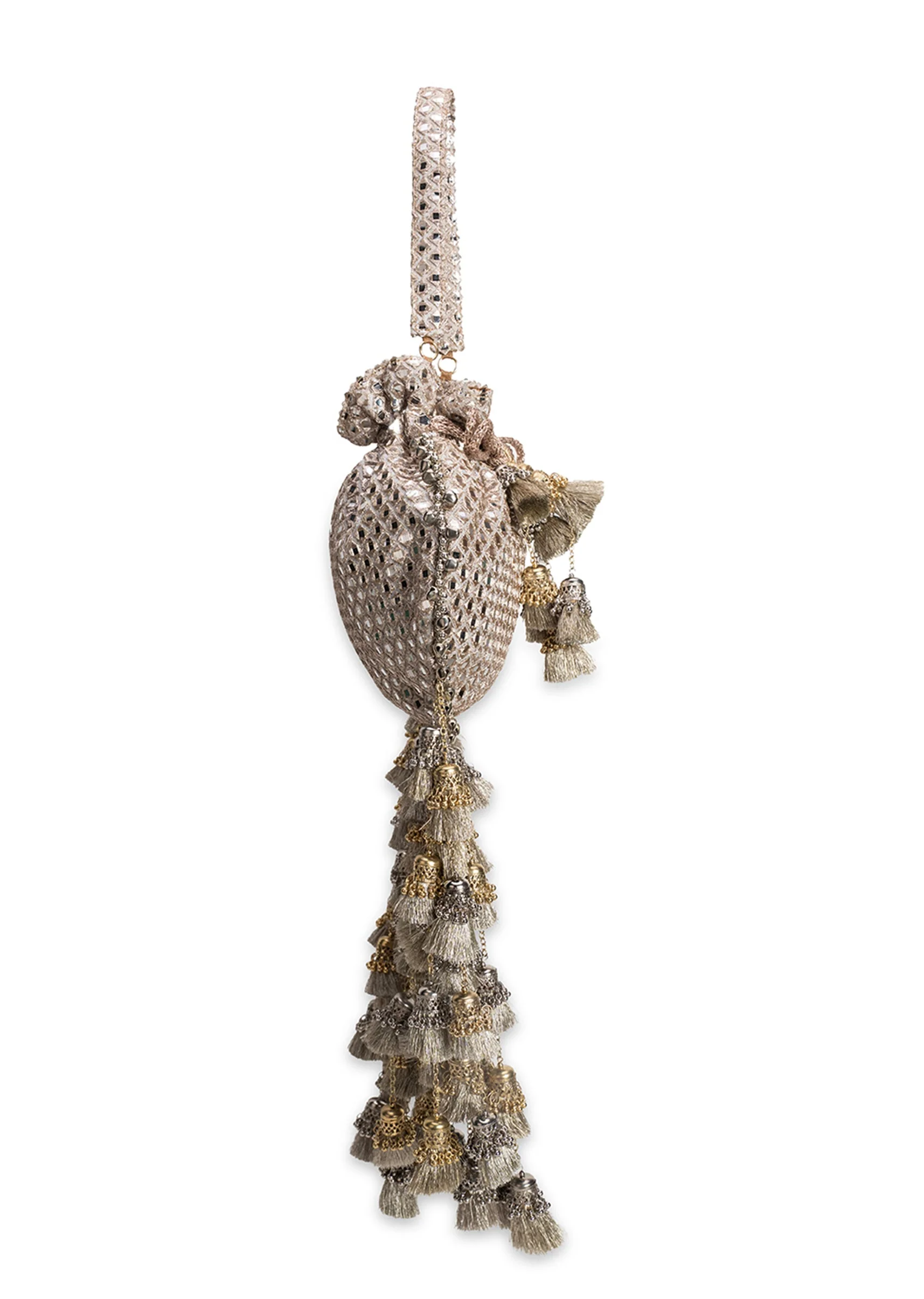 Gold Silk Potli Bag - Image 6
