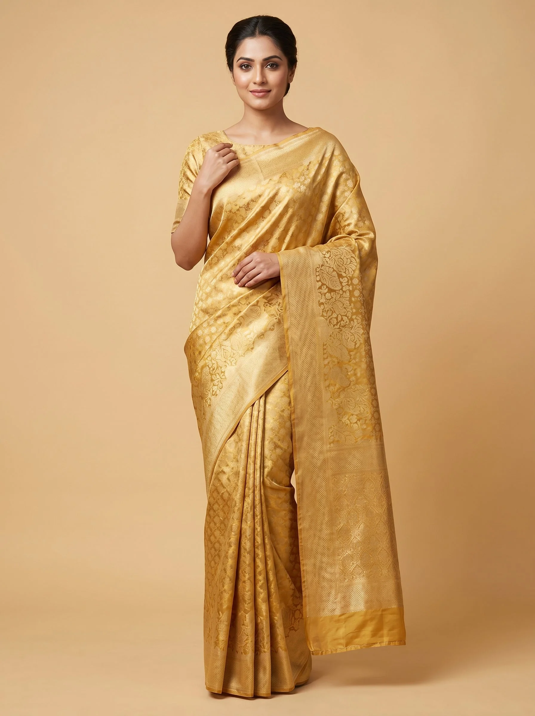 Gold Weave Handloom Saree
