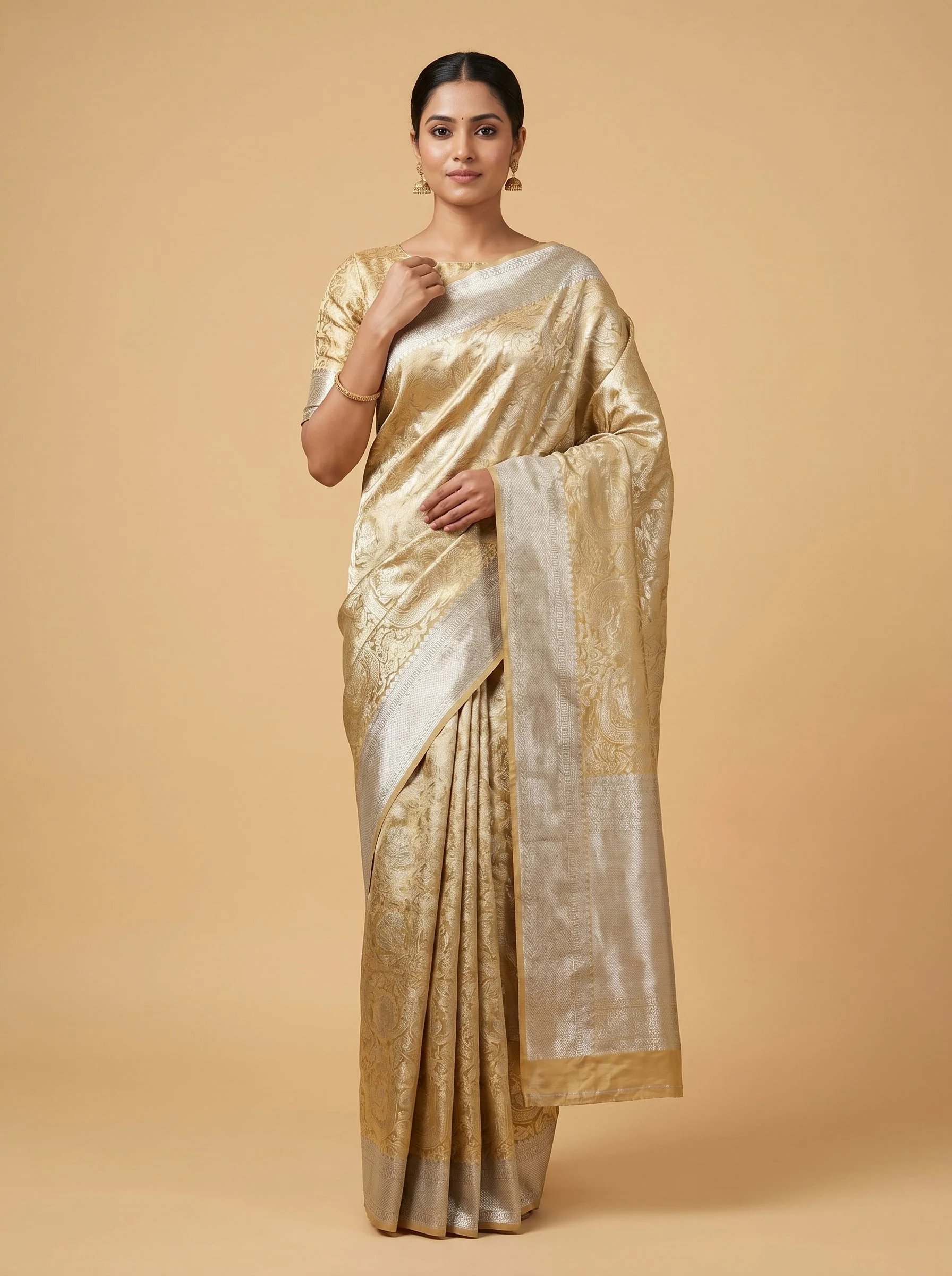 Golden Bliss Handloom Saree