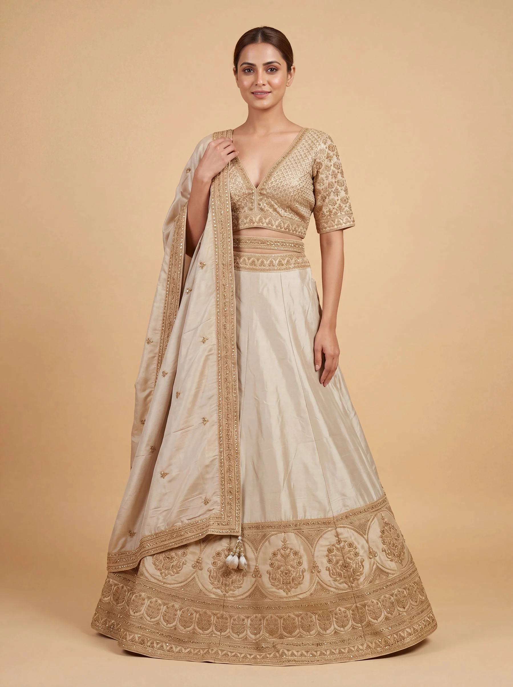 Golden Heritage Lehenga