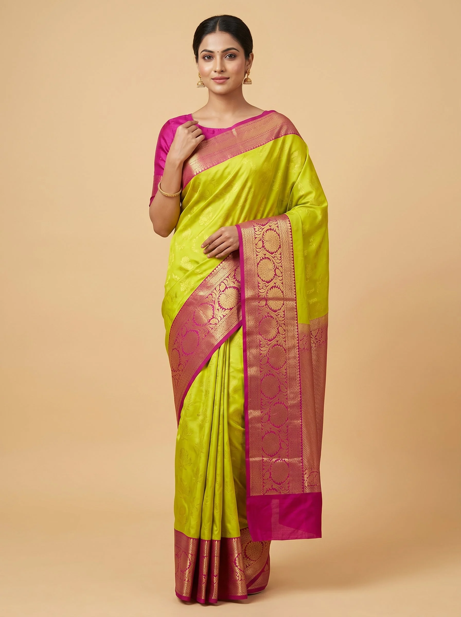 Golden Horizon Handloom Saree