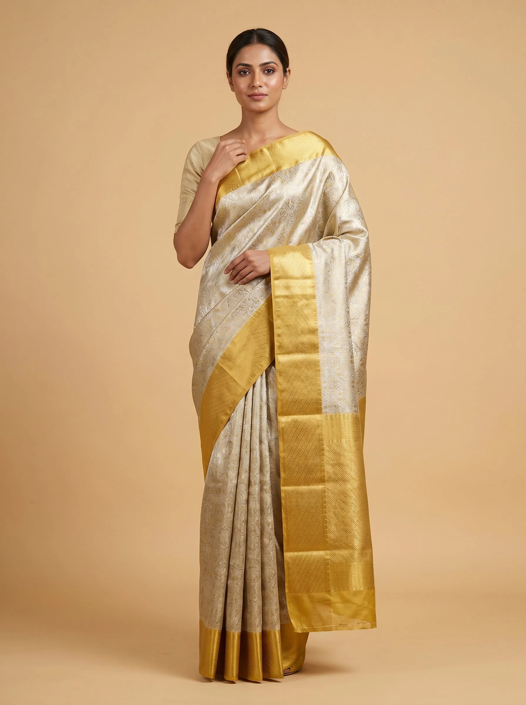 Golden Luxe Handloom Saree
