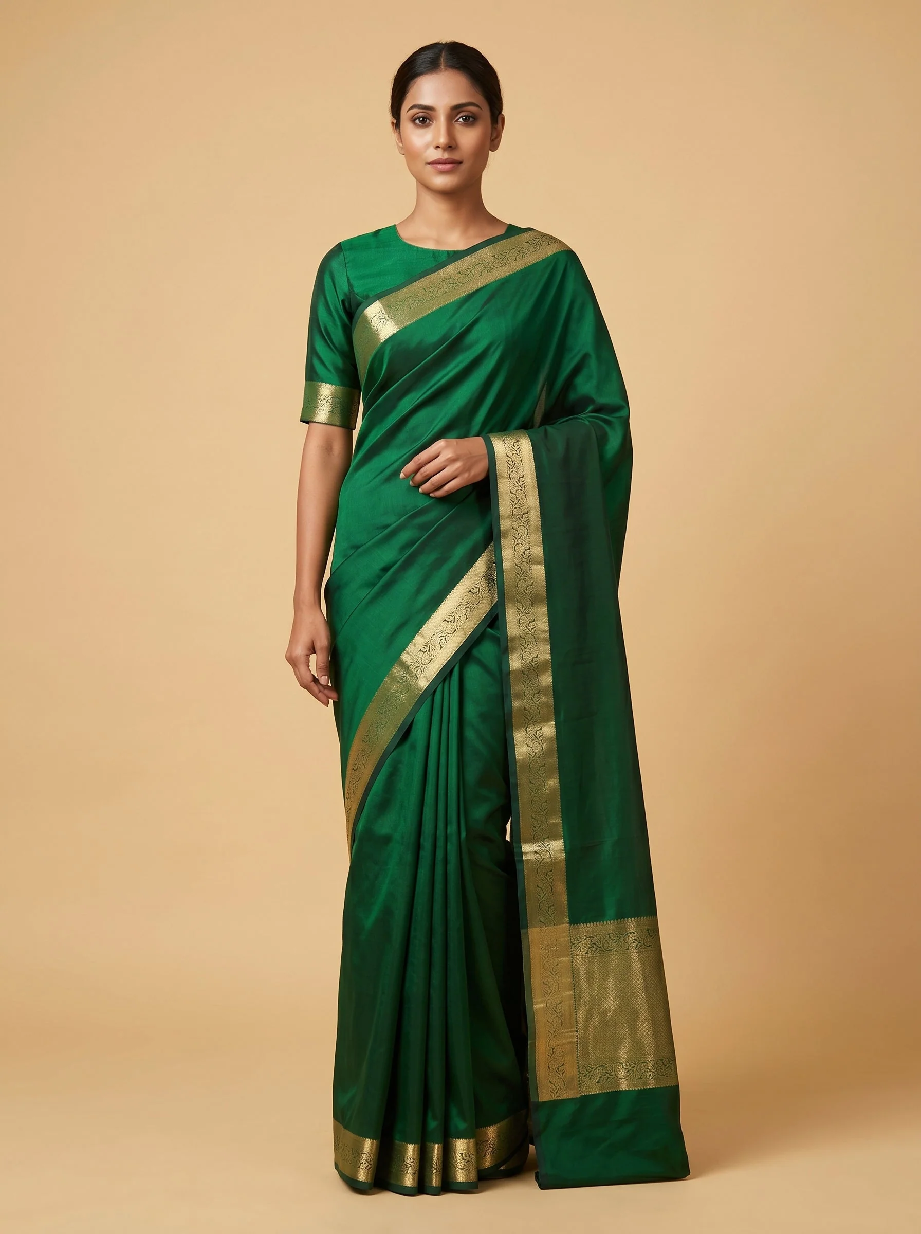 Green Breeze Handloom Saree