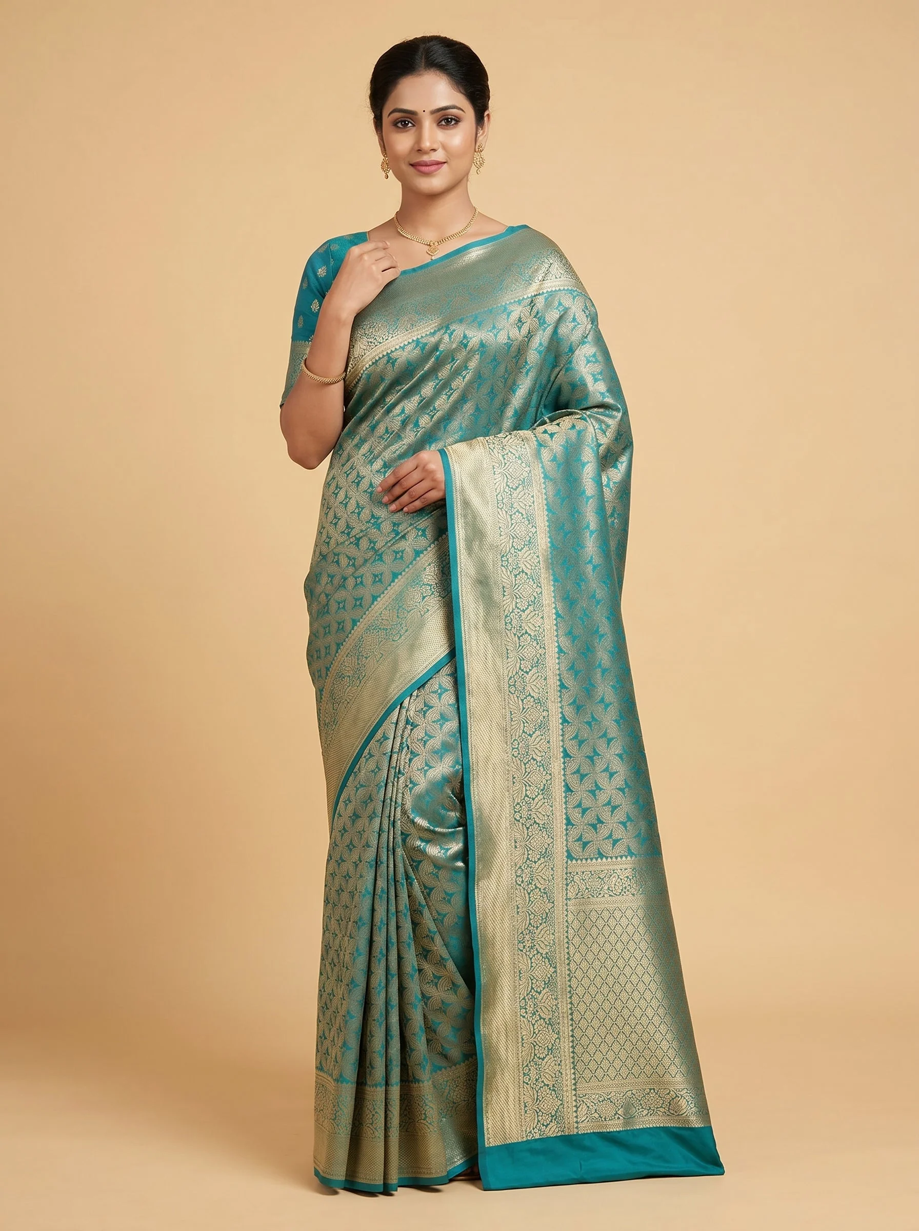 Green Fresh Drape Handloom Saree