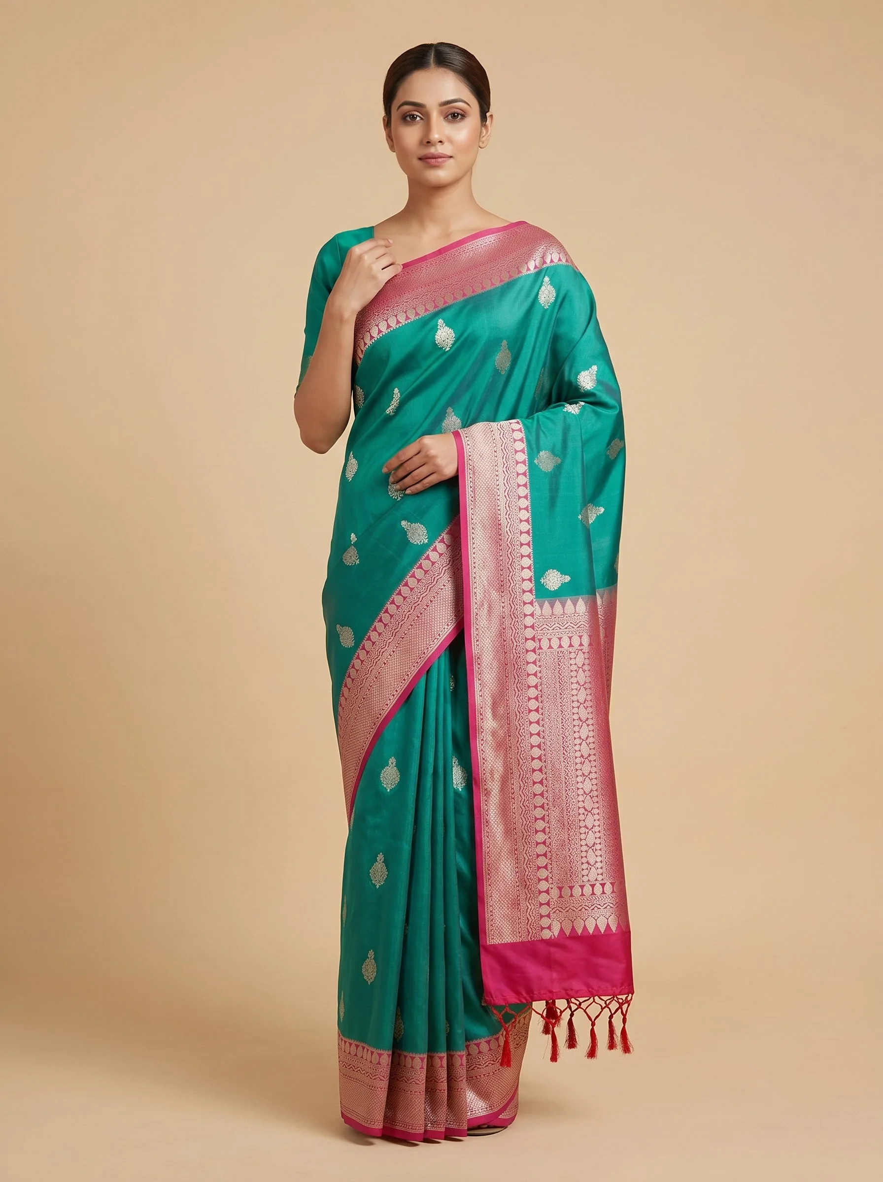 Green Freshness Handloom Saree