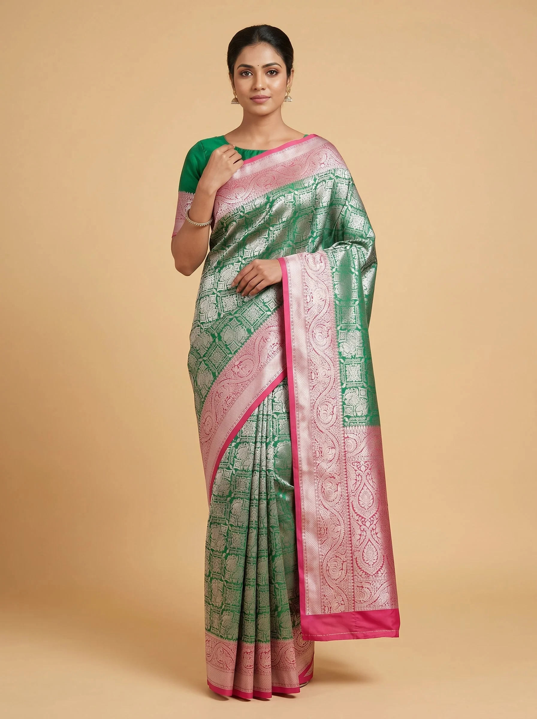Green Verdant Weave Handloom Saree