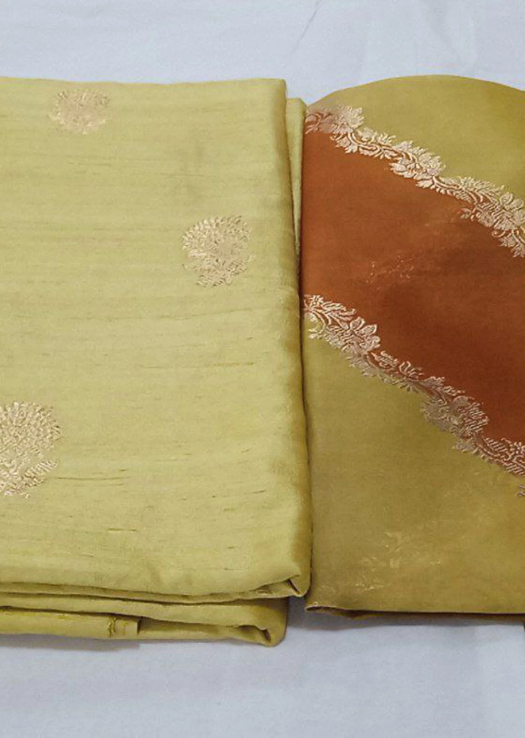 Harvest Yellow Dress Material