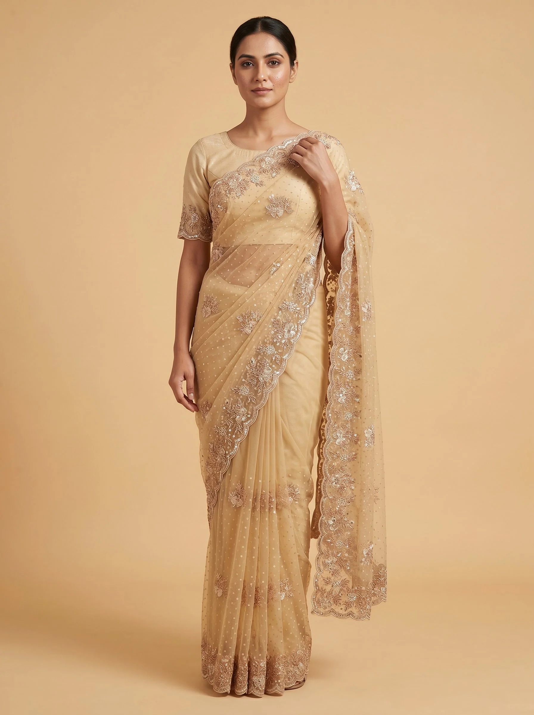 Heritage Gold Saree