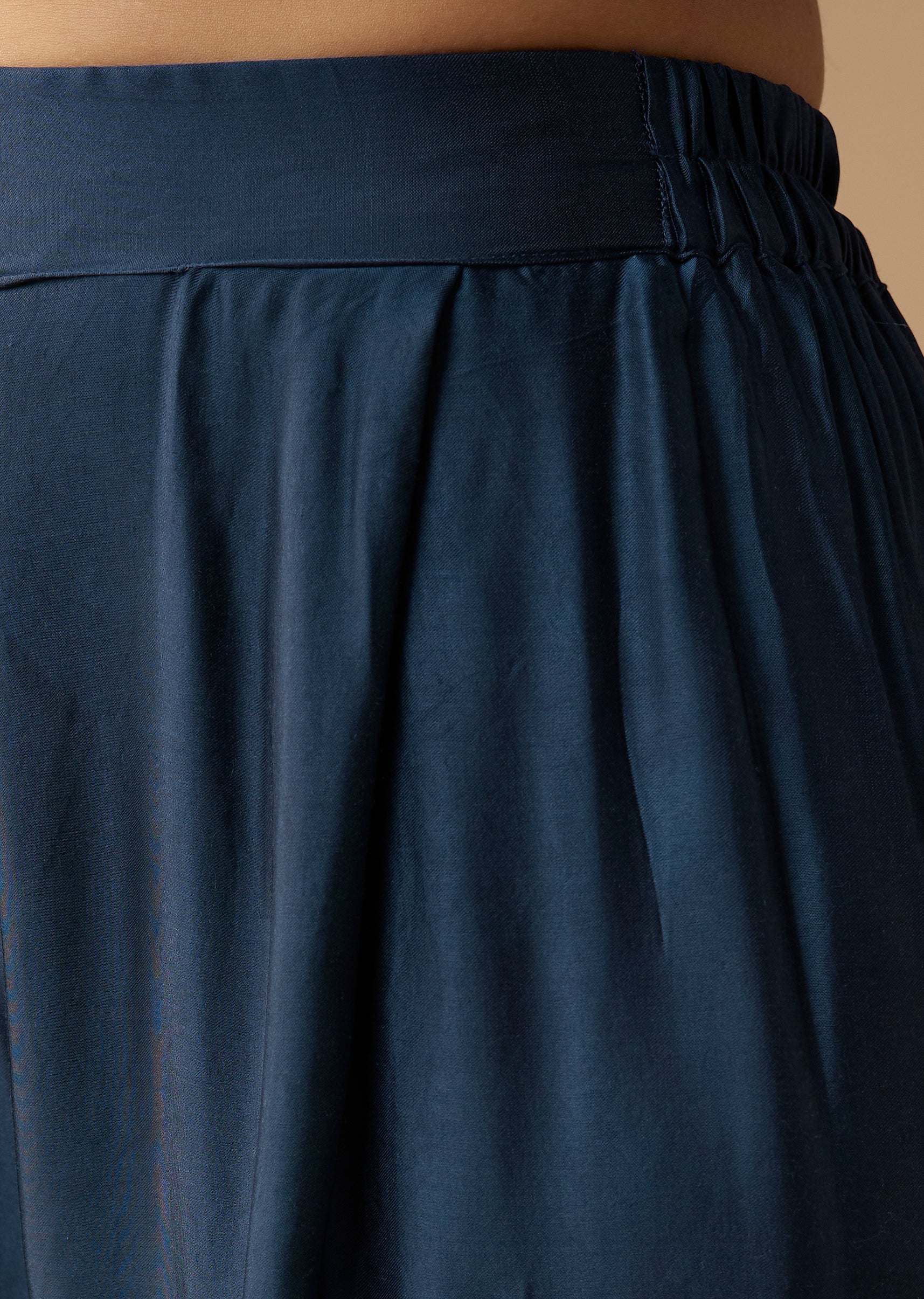 Indigo Ajrakh Tunic and Pant Set - Image 6
